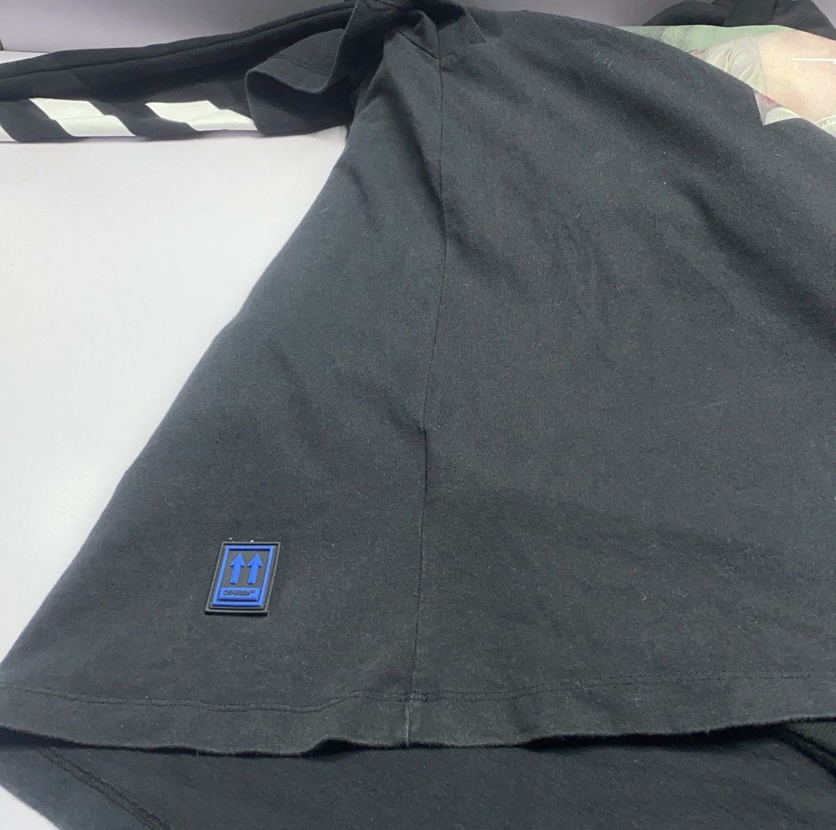 Off-White Off-White Diag Mariana Double Tee Hoodie Size US M / EU 48-50 / 2 - 9 Thumbnail