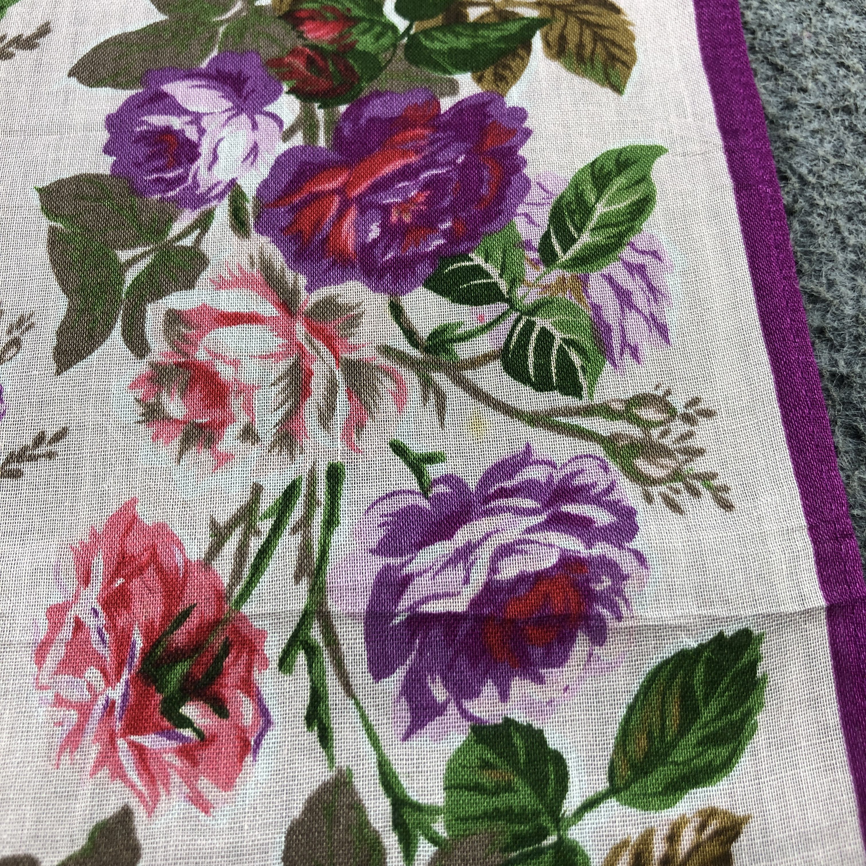 Kenzo Kenzo Floral Handkerchief Neckerchief Bandana H2354 Size ONE SIZE - 6 Thumbnail