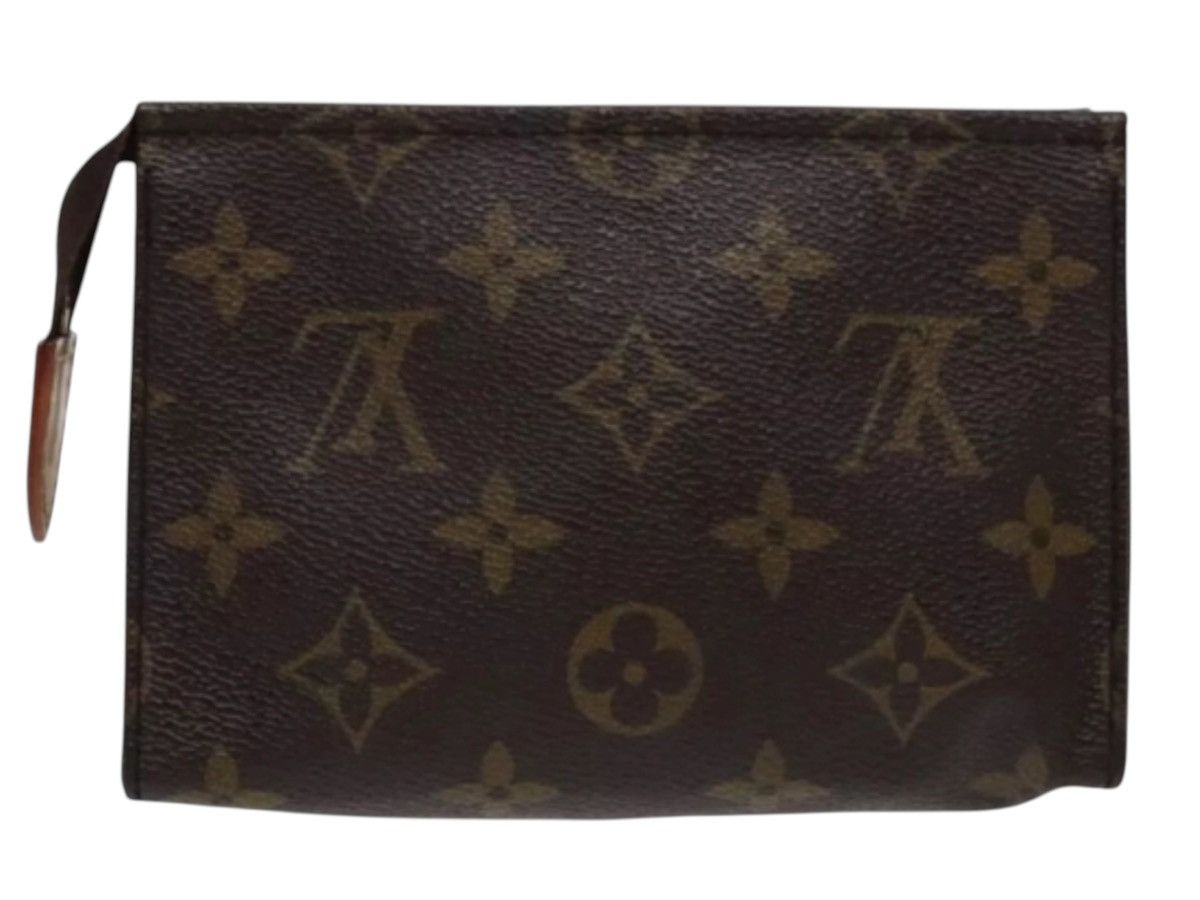 Louis Vuitton LOUIS Vuitton Monogram Pochette Toilettry Canvas Pouch EUC Size ONE SIZE - 6 Thumbnail