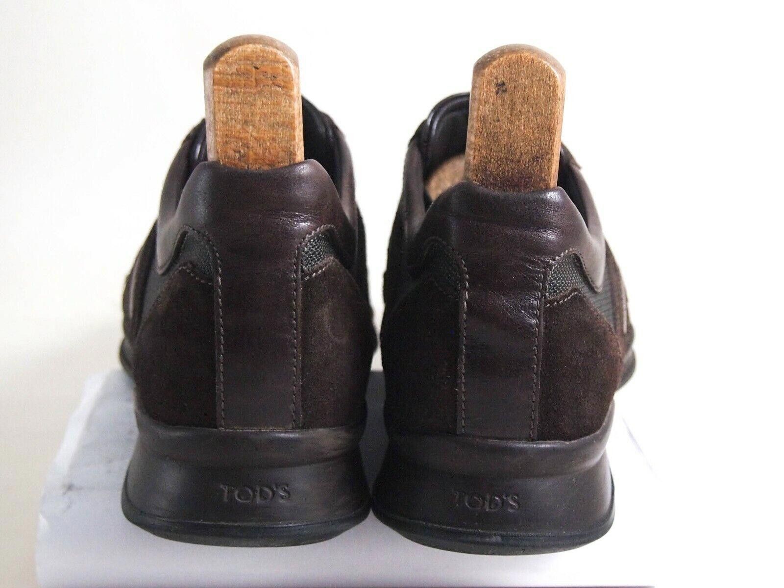 Tod's Tod's Low Top Sneakers Brown Suede Mens US 10 EU 43 Size US 10 / EU 43 - 7 Thumbnail
