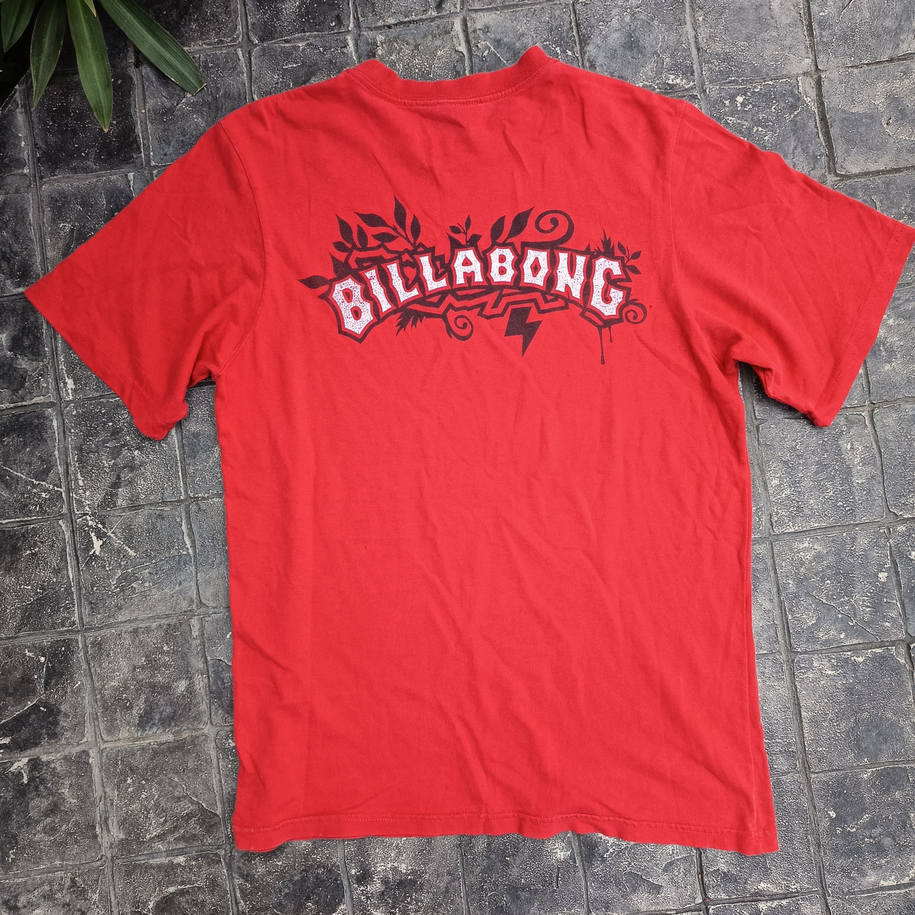 Billabong Billabong y2K red T-Shirts Size US M / EU 48-50 / 2 - 2 Thumbnail
