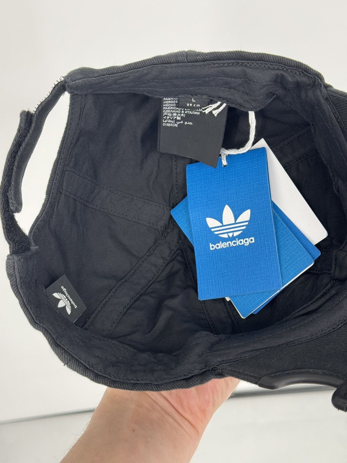 Adidas × Balenciaga Balenciaga x Adidas Baseball Cap Size ONE SIZE - 3 Thumbnail