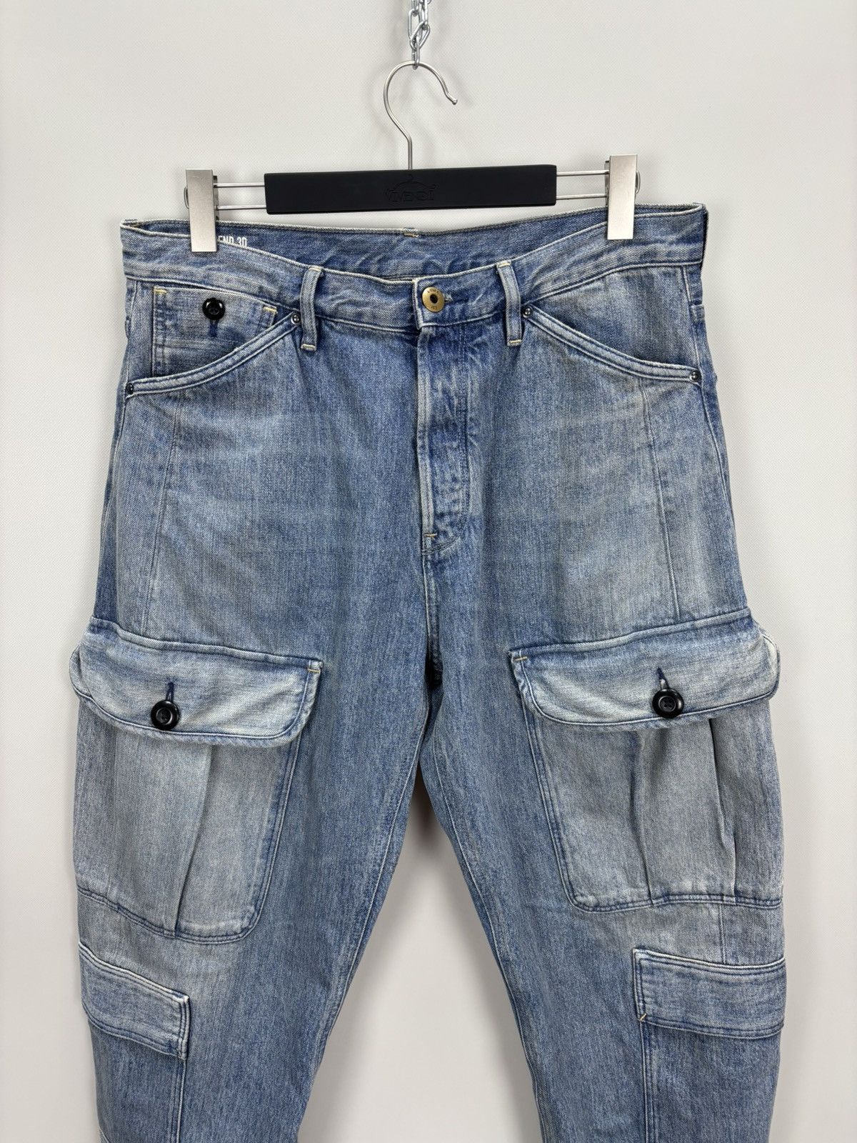 G-Star Mens cargo jeans G Star Raw Size 33/34 Color Blue Size US 34 / EU 50 - 3 Thumbnail
