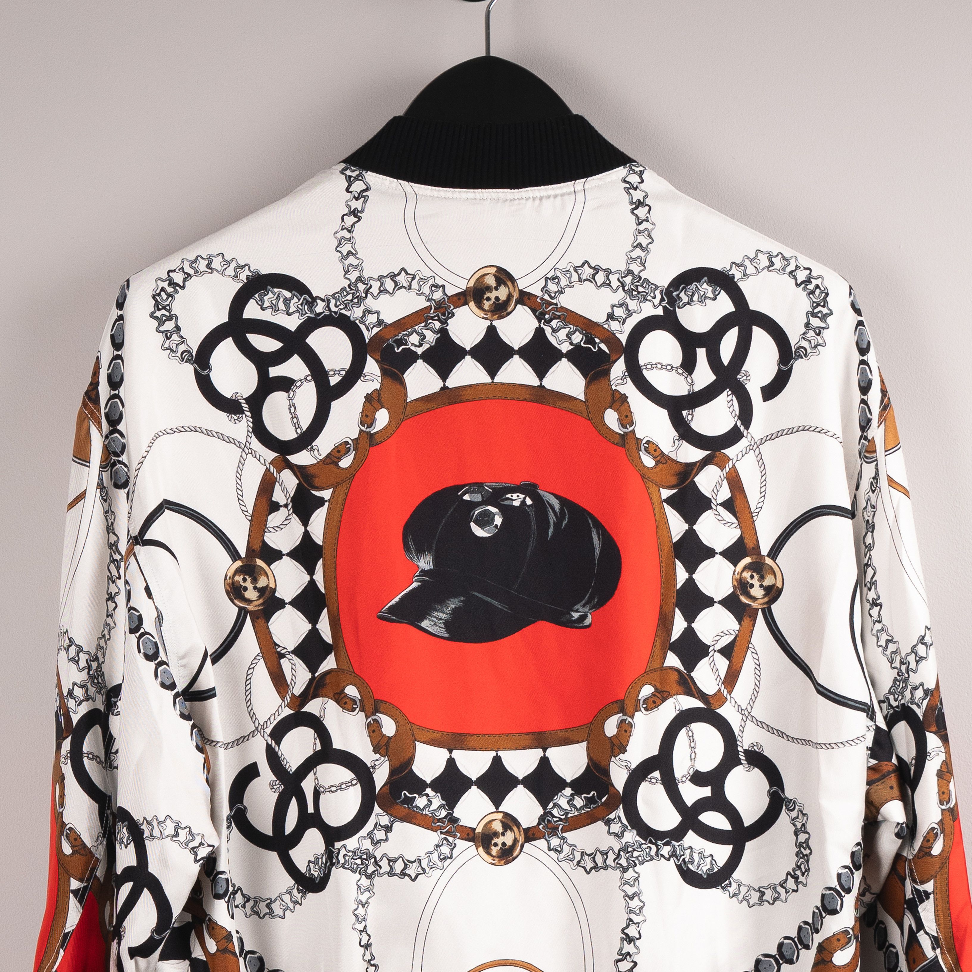 Stefan Cooke Stefan Cooke SS23 Printed Silk Bomber Jacket White Size US L / EU 52-54 / 3 - 7 Thumbnail
