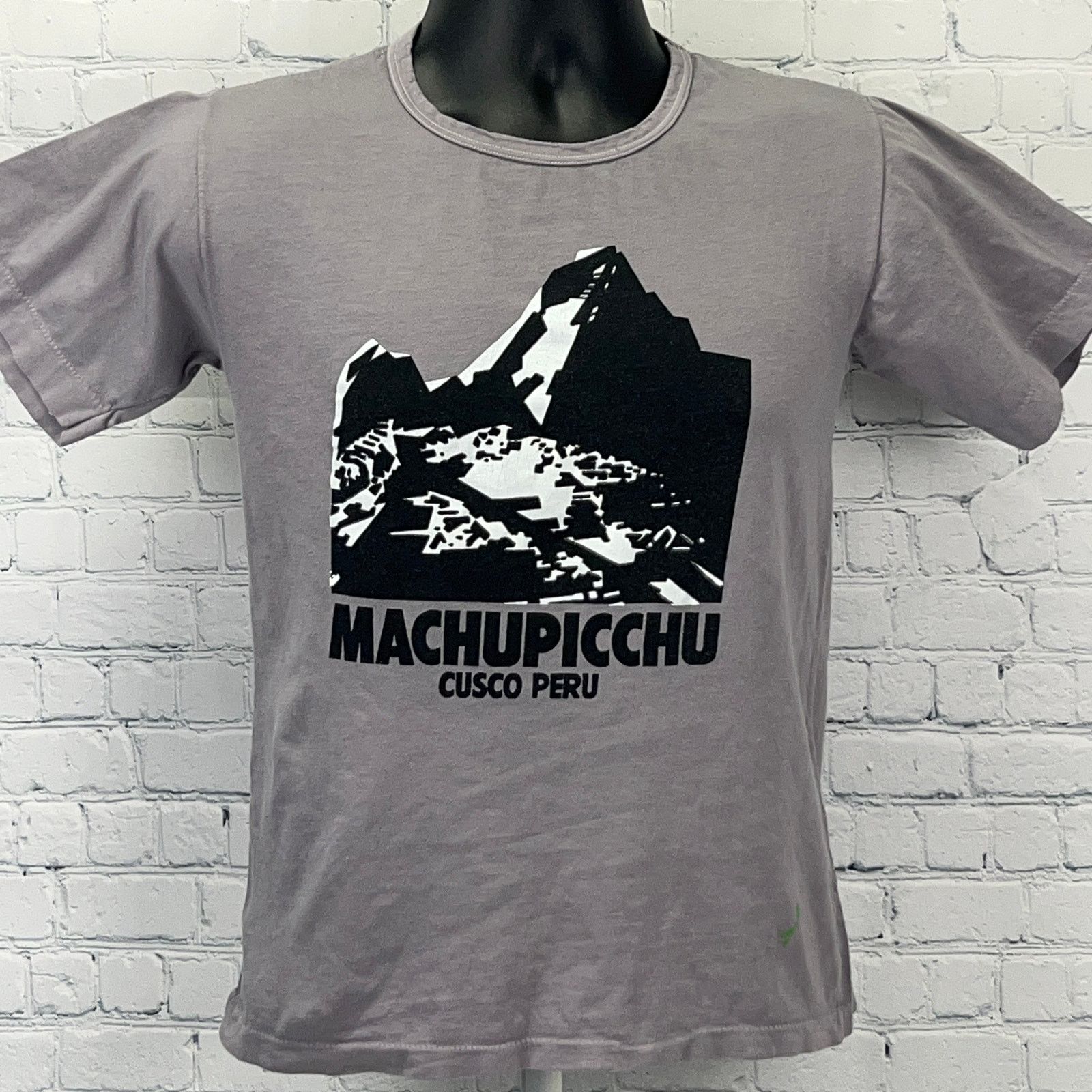 Vintage Vintage 80s Machu Picchu T Shirt Cusco Peru Inca Gray XS Size US S / EU 44-46 / 1 - 2 Thumbnail
