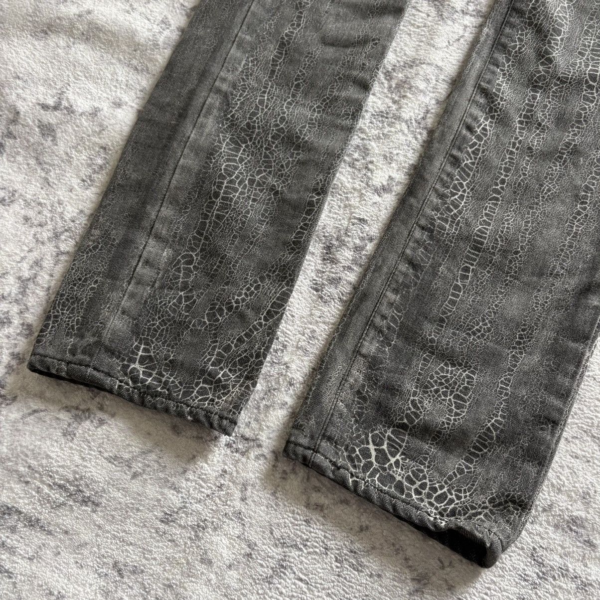 Dior homme AW08 Batik Spiderweb Denim