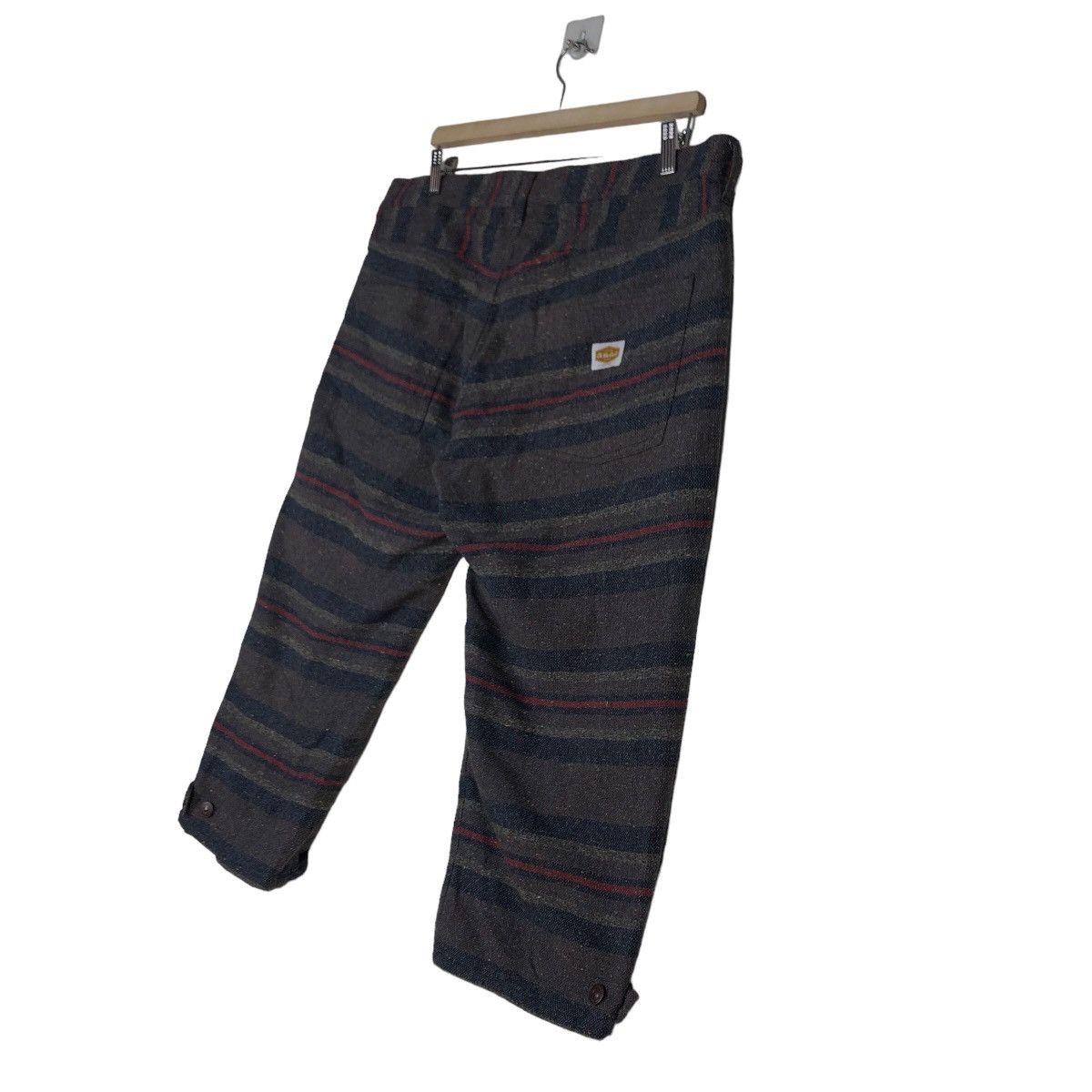Japanese Brand 🔥SHORT PANT WOOL BLANKET THE GUILTS ISSEY MIYAKE Size US 36 / EU 52 - 10 Thumbnail
