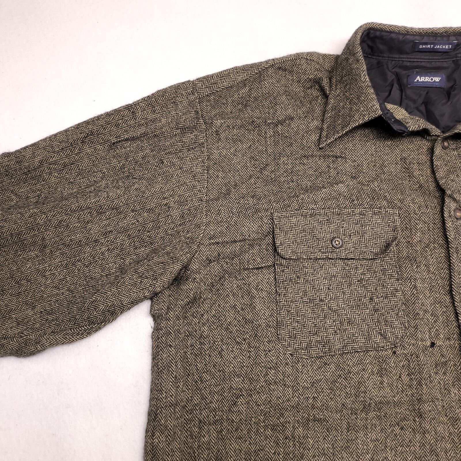 Arrow Arrow Casual Button Up Shirt Mens Size Extra Large XL Green Size US XL / EU 56 / 4 - 4 Thumbnail