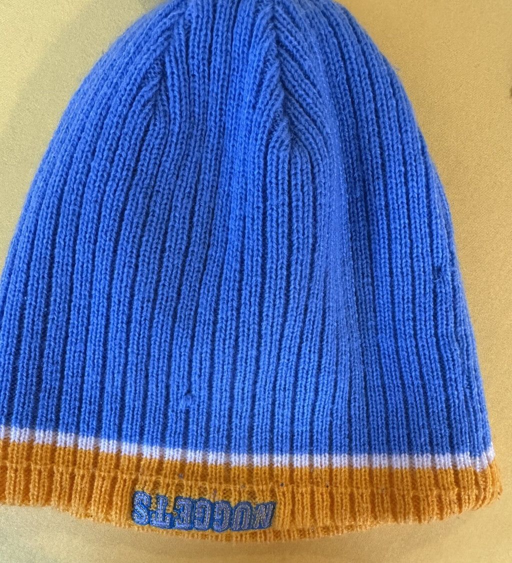 The Unbranded Brand Denver Nuggets Vintage Knit Beanie Hat Winter Cap Toque Blue Size ONE SIZE - 2 Thumbnail