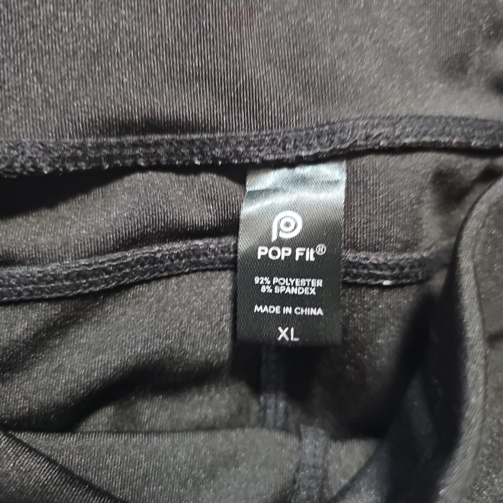 Other Popfit XL Black Leggings Size 40" / US 18 - 2 Thumbnail