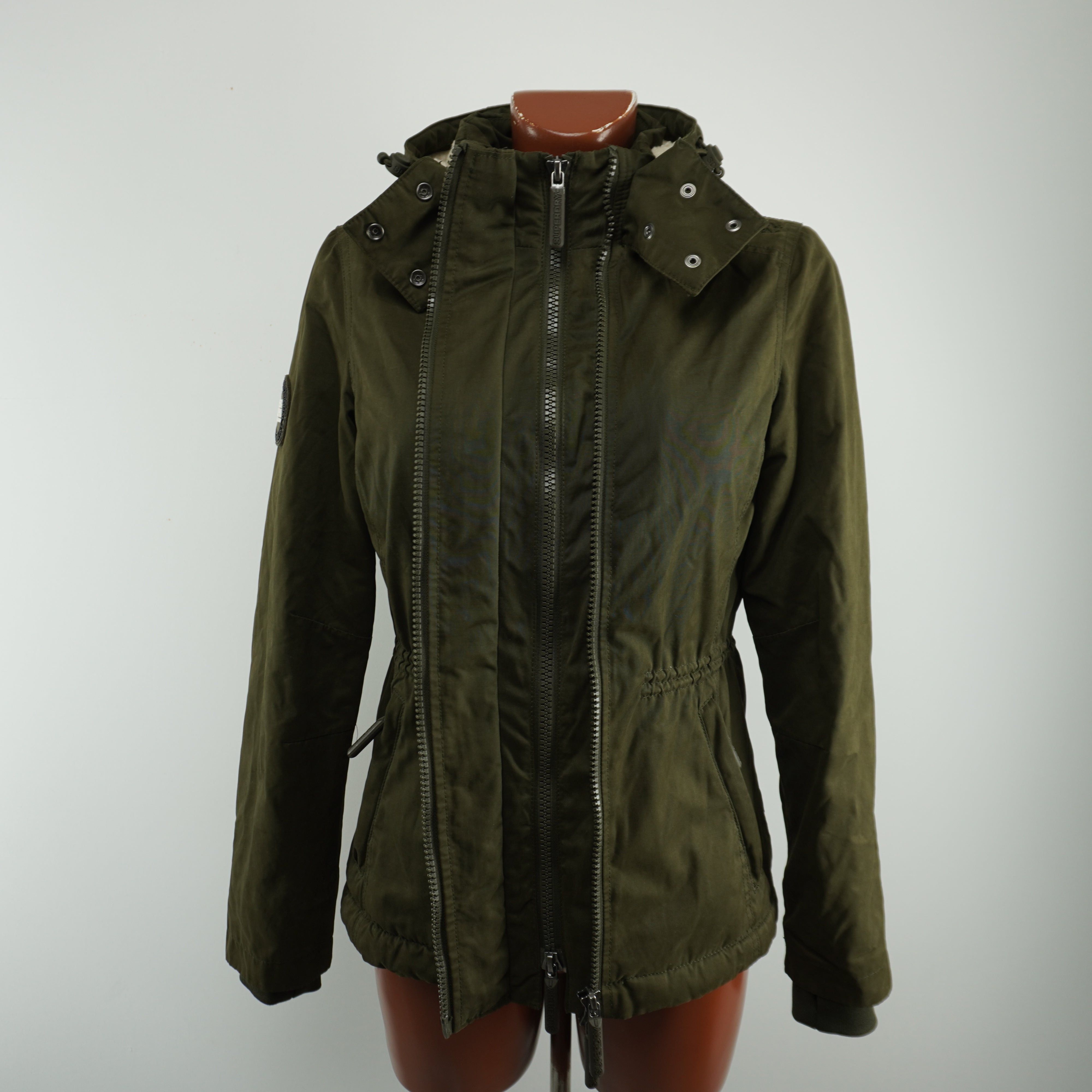 Superdry Superdry Women's Khaki Parka Size M / US 6-8 / IT 42-44 - 11 Thumbnail
