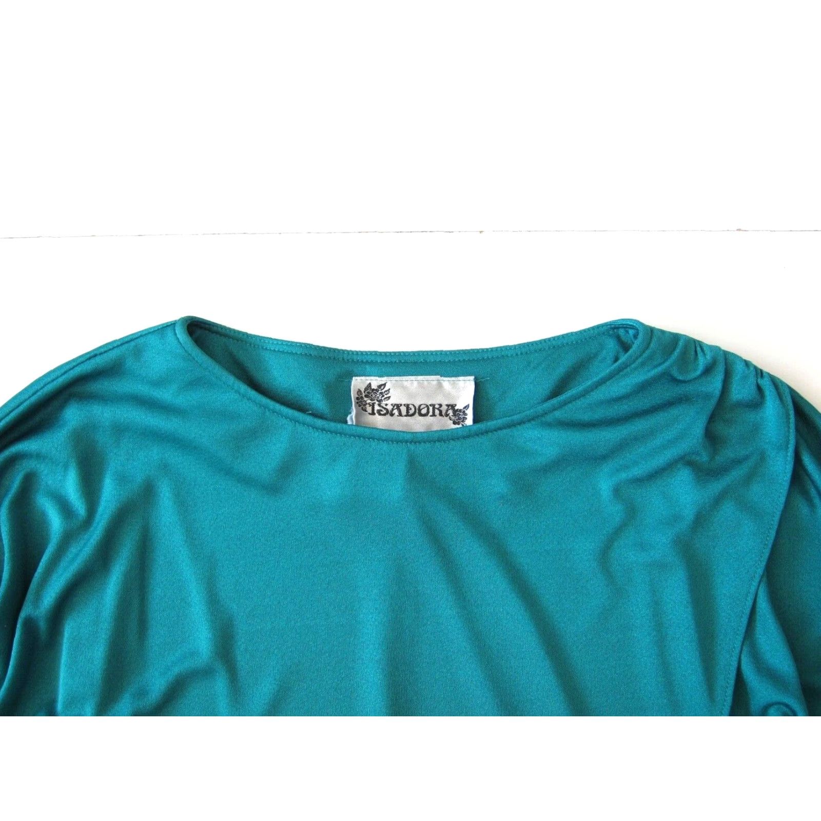 Vintage VINTAGE IsaDora Dress Women 10 Green Shift Midi Long Sleeve Tunic Isadora Dress Women 10 Large Size L / US 10 / IT 46 - 3 Thumbnail