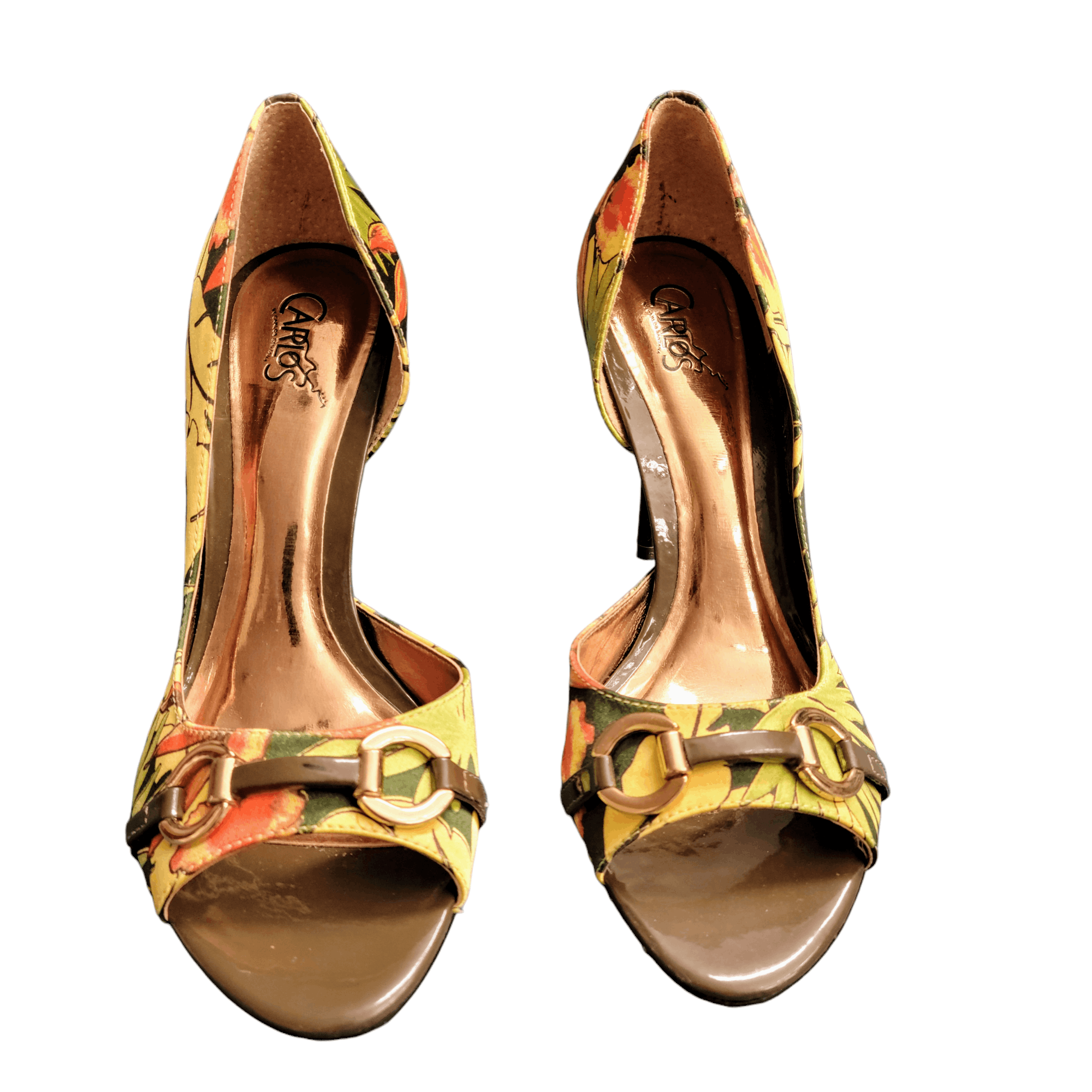 NBDN Nobrandedon Carlos Santana Roulette Green Savage Heels Pumps Shoes High Size US 7.5 / IT 37.5 - 2 Thumbnail