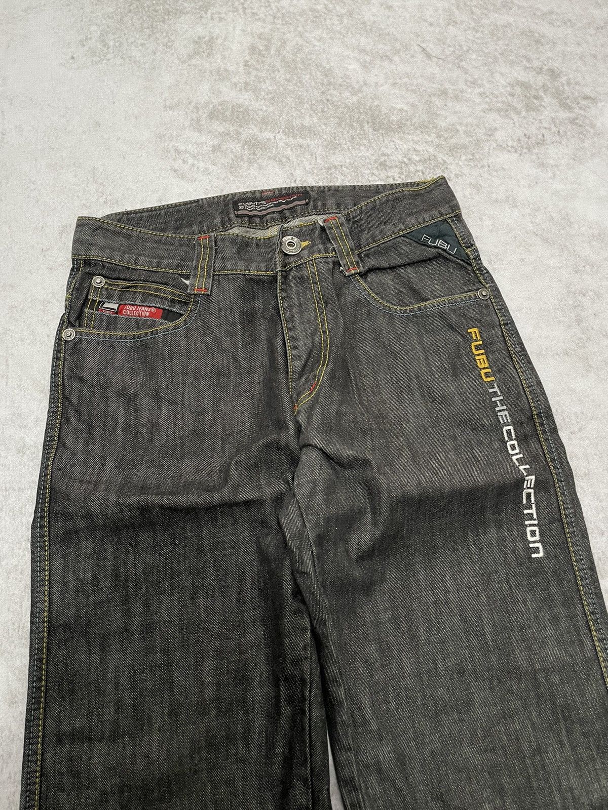 Hysteric Glamour × If Six Was Nine × Le Grande Bleu (L.G.B.) 2000s Fubu poem jnco denim y2k style Size US 29 - 2 Thumbnail