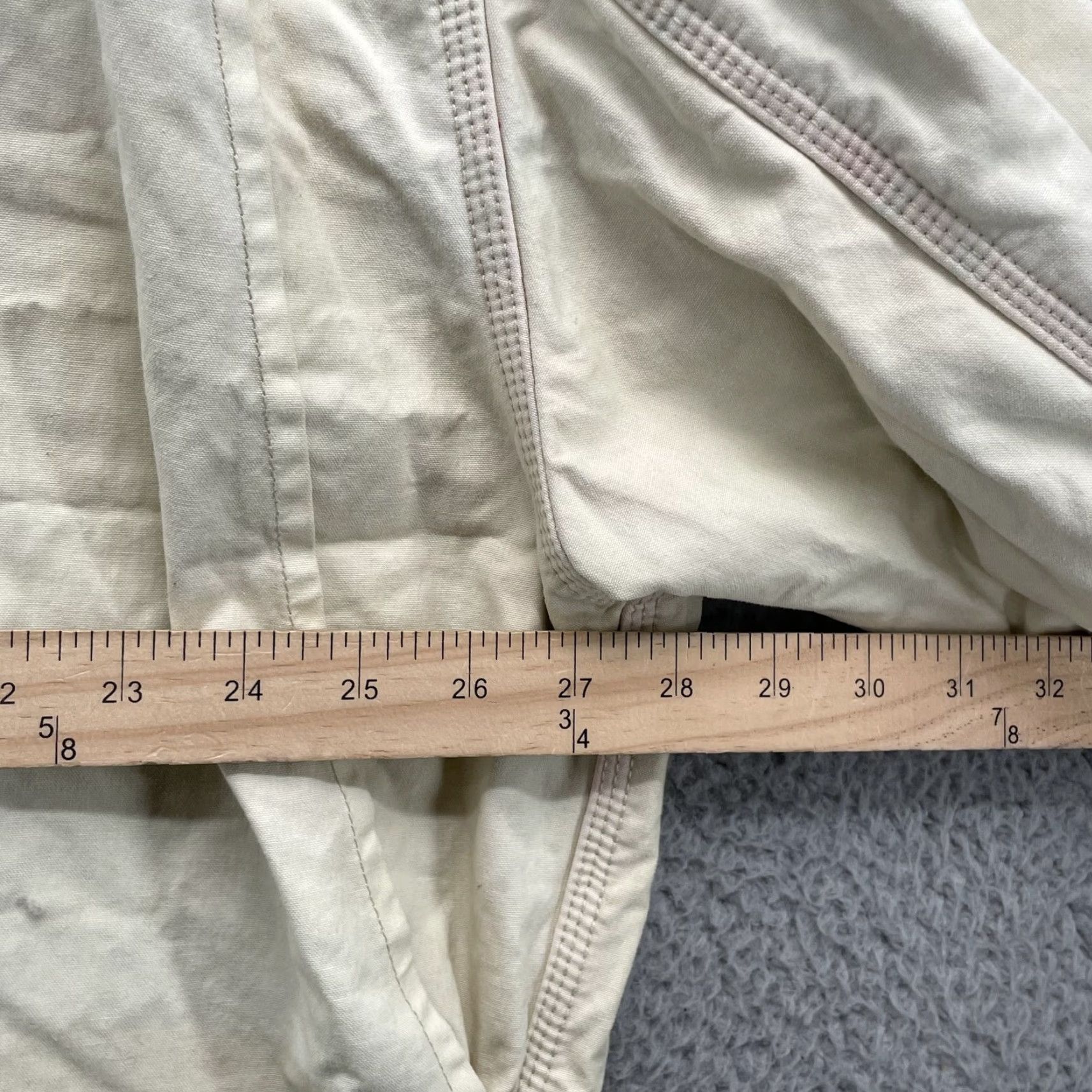 Bdg BDG Bomber Jacket XL/XXL Ivory Flannel Lined Preppy Academia Mechanic Street Skater/Nautical Casual Workwear Unisex Adults Mens Womens 90s Vintage? Size XXL / US 16-18 / IT 52-54 - 5 Thumbnail