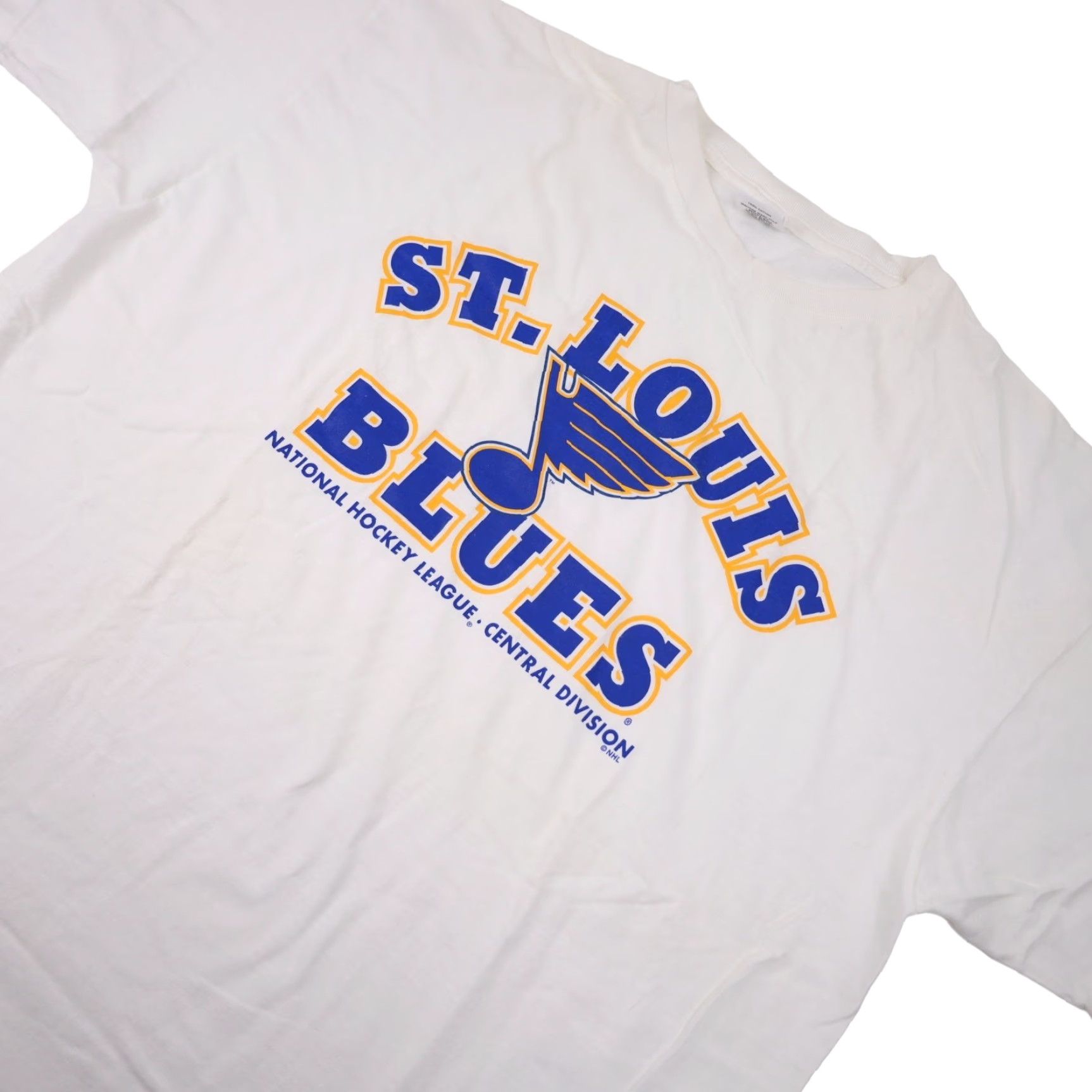 Starter VINTAGE Starter St. Louis Blues T-Shirt XL Mens White Graphic Shirt Size US XL / EU 56 / 4 - 2 Thumbnail