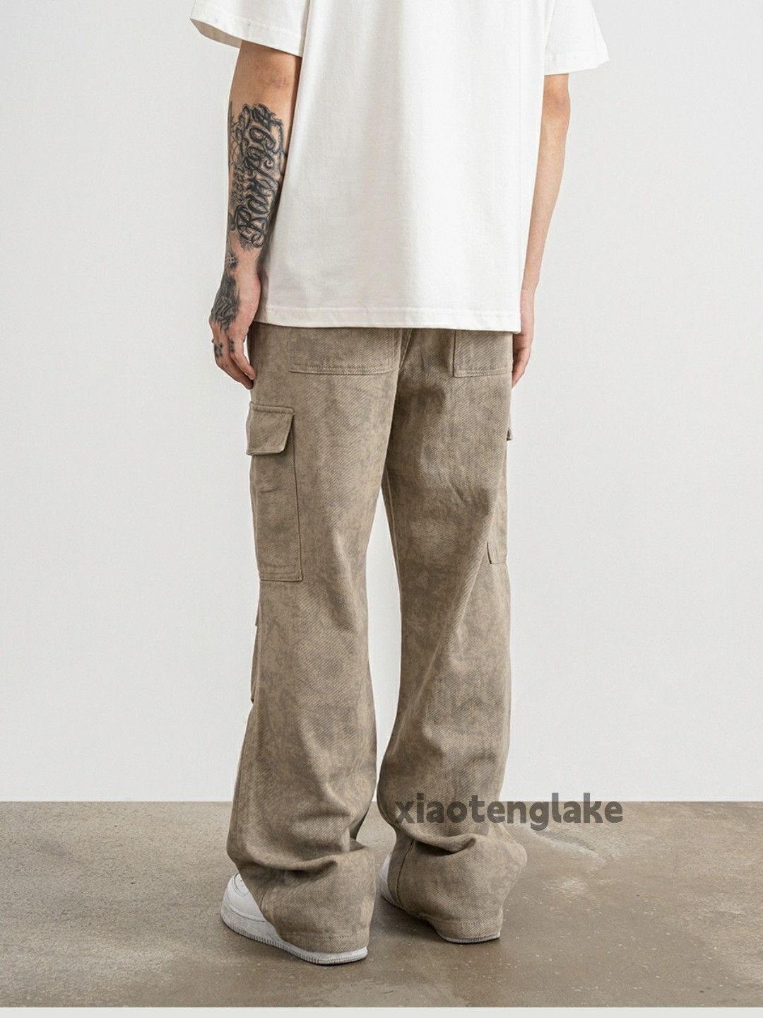 Designer × Japanese Brand × Vintage washed faded cleanfit pleated military cargo pants Size US 32 / EU 48 - 3 Thumbnail