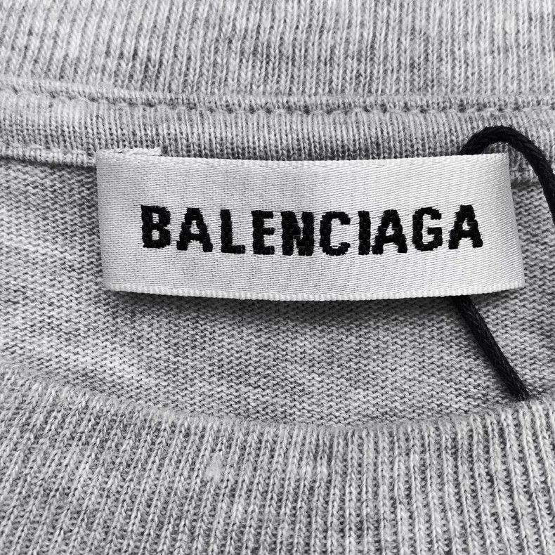 Balenciaga Balenciaga Logo Printed Round Neck Short Sleeve T-Shirt Size US S / EU 44-46 / 1 - 5 Thumbnail