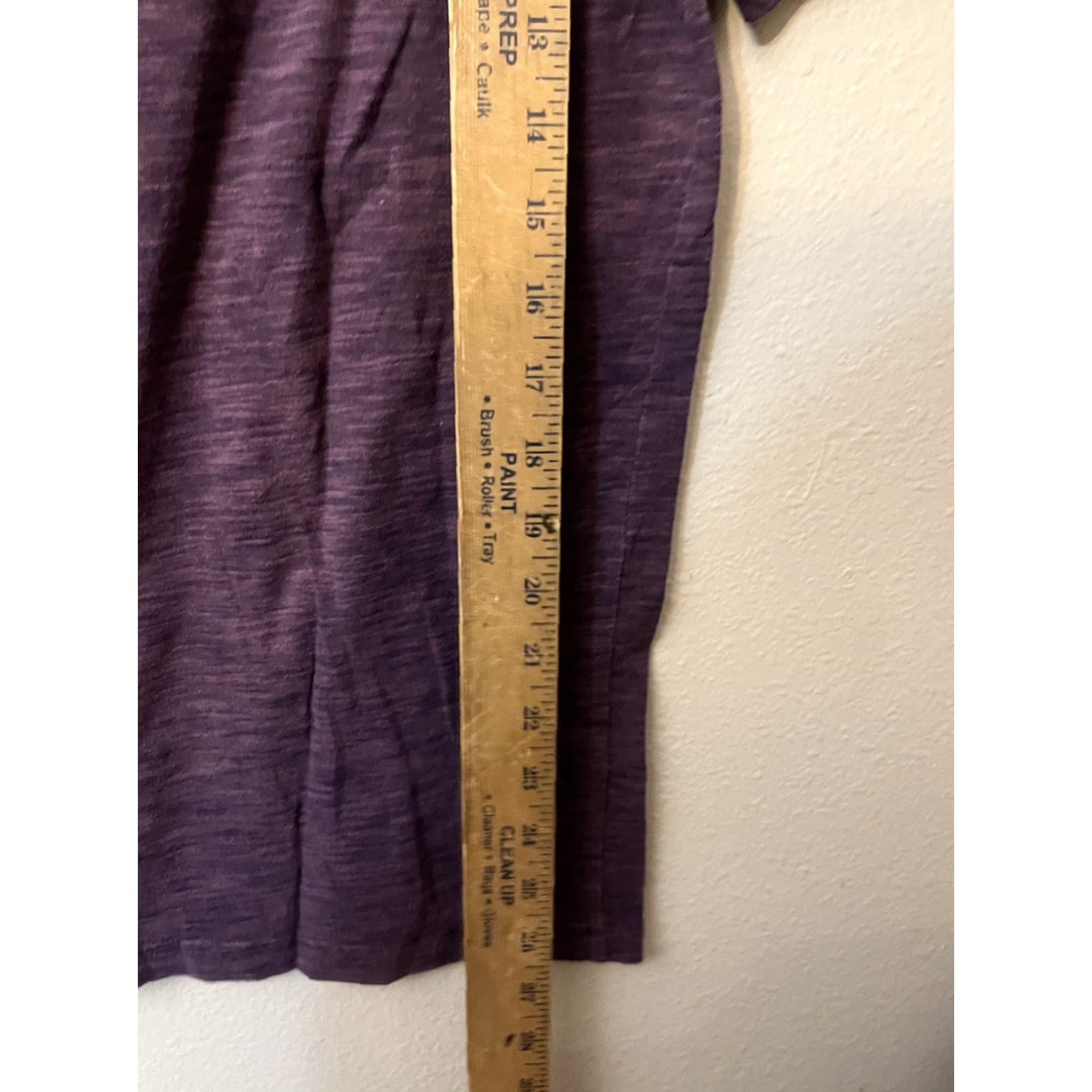 Express EXPRESS T-Shirt Crew Neck Tee Short Sleeve Slim Purple - Men - Size S - Cotton Spandex - Moisture Wicking - Solid - Vintage? (No) Size US S / EU 44-46 / 1 - 4 Thumbnail