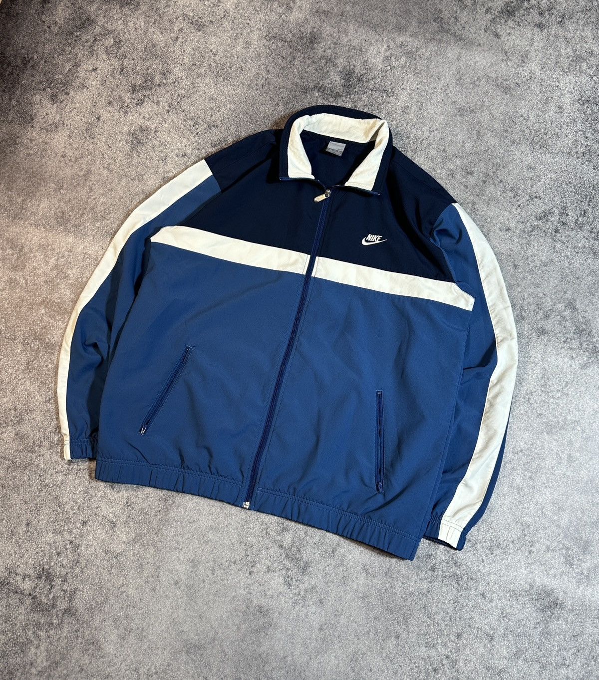 Nike × Vintage Y2k vintage Nike zip up jacket Streetwear hype 90s rare logo Size US XXL / EU 58 / 5 - 1 Thumbnail