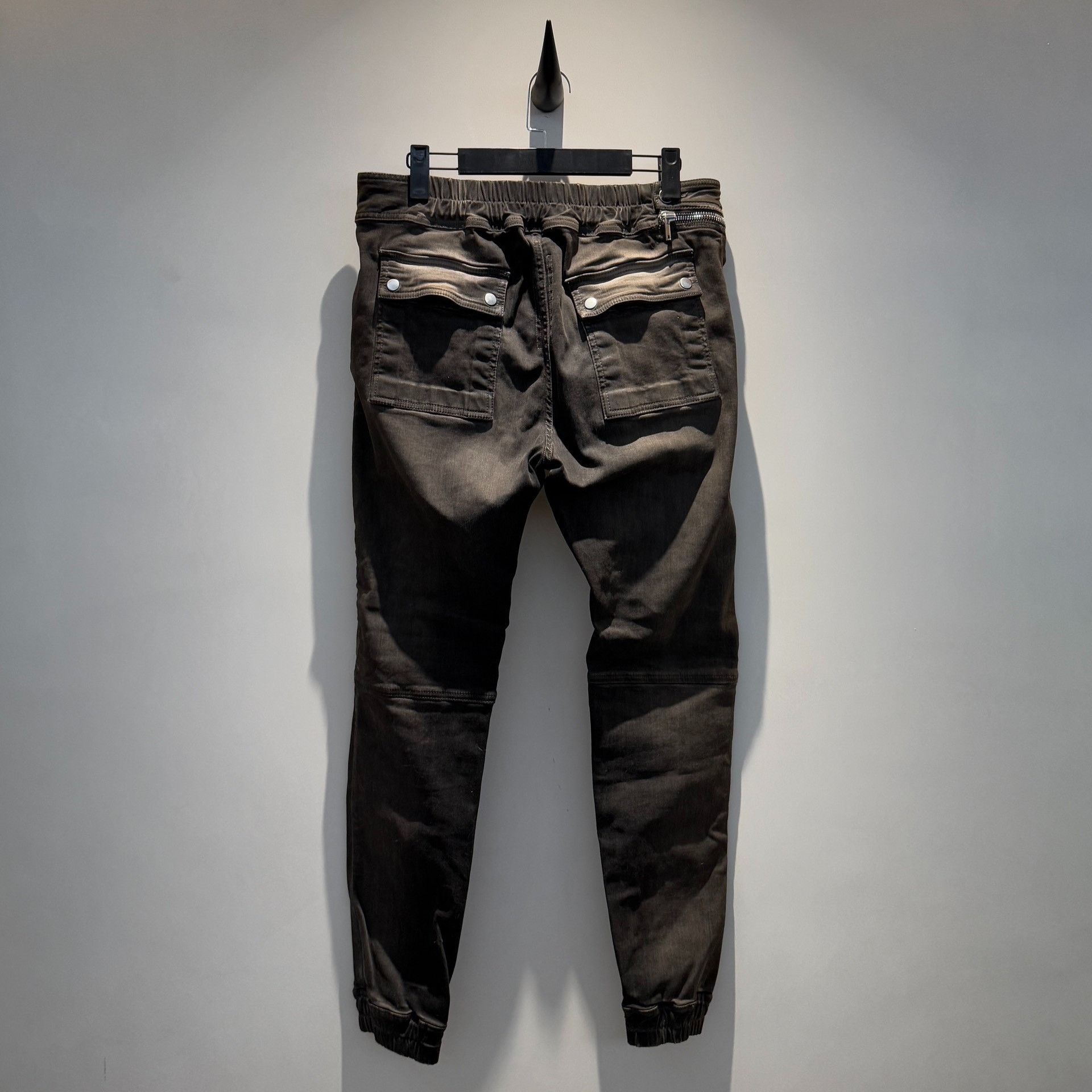 Rick Owens rick owens size l Side zipper waxed pants 2501-Nextarrow Size US 32 / EU 48 - 5 Thumbnail