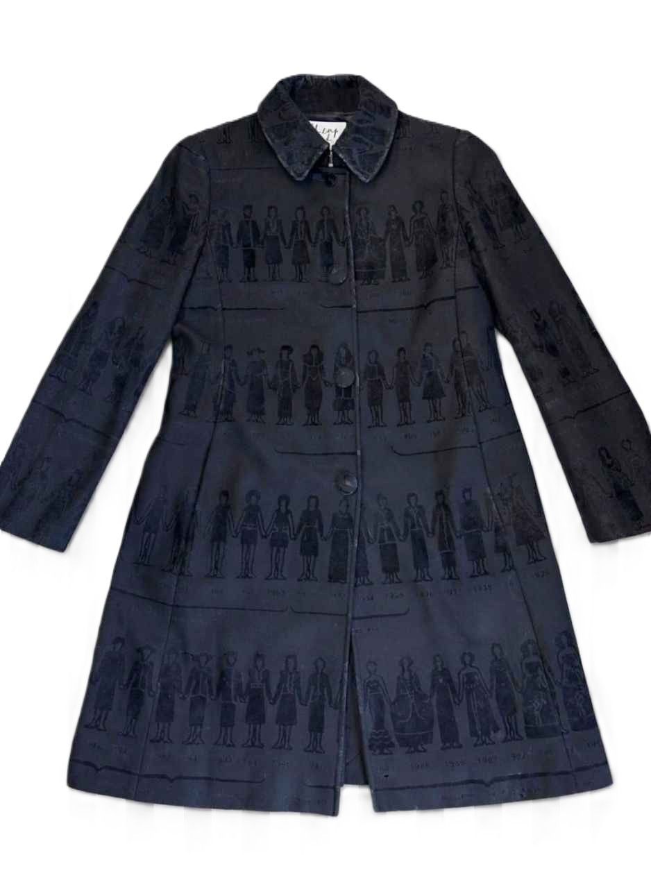 Moschino 1997 Moschino Fashion History Women Velvet Jacket Coat Size L / US 10 / IT 46 - 1 Thumbnail
