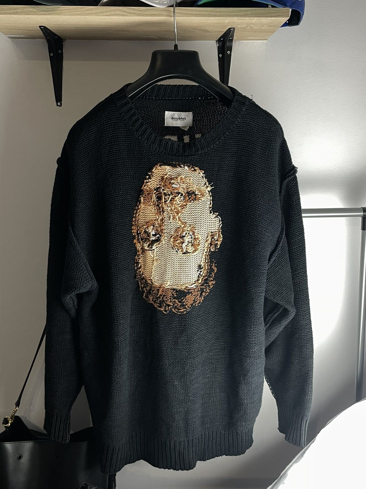 Doublet Doublet hidden talent knit sweater Black Acting Someone Size US L / EU 52-54 / 3 - 3 Thumbnail