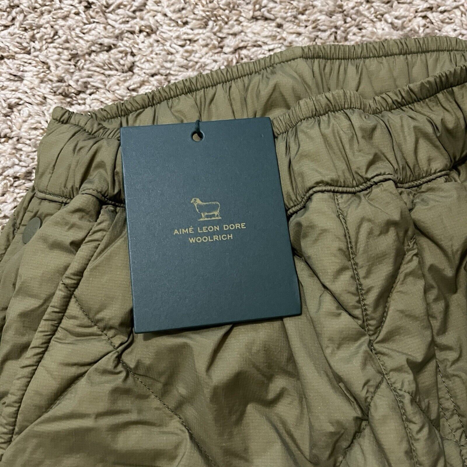 Aime Leon Dore × Woolrich Woolen Mills NEW Terrain FW21 Duck Down Puffer Quilted Pants Small Size US 30 / EU 46 - 2 Thumbnail