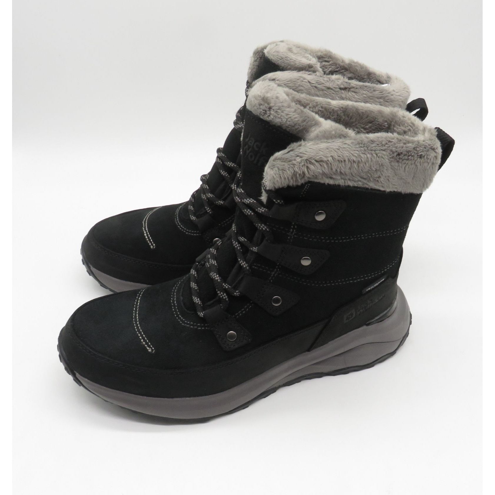 Jack Wolfskin Jack Wolfskin Texapore Winter Boots Womens 6 Black Faux Fur Size US 6 / IT 36 - 4 Thumbnail