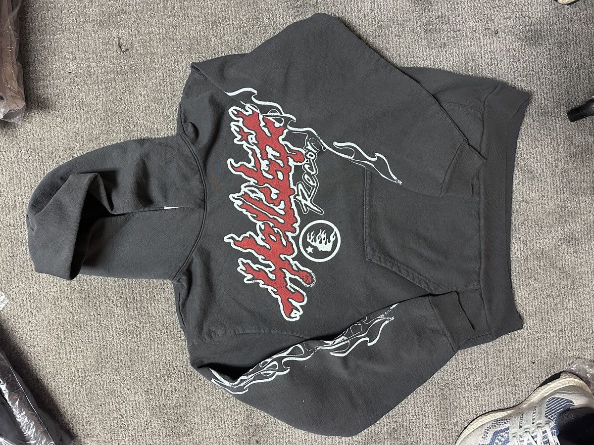 HELLSTAR Hellstar studios tour hoodie in grey Size US S / EU 44-46 / 1 - 1 Thumbnail
