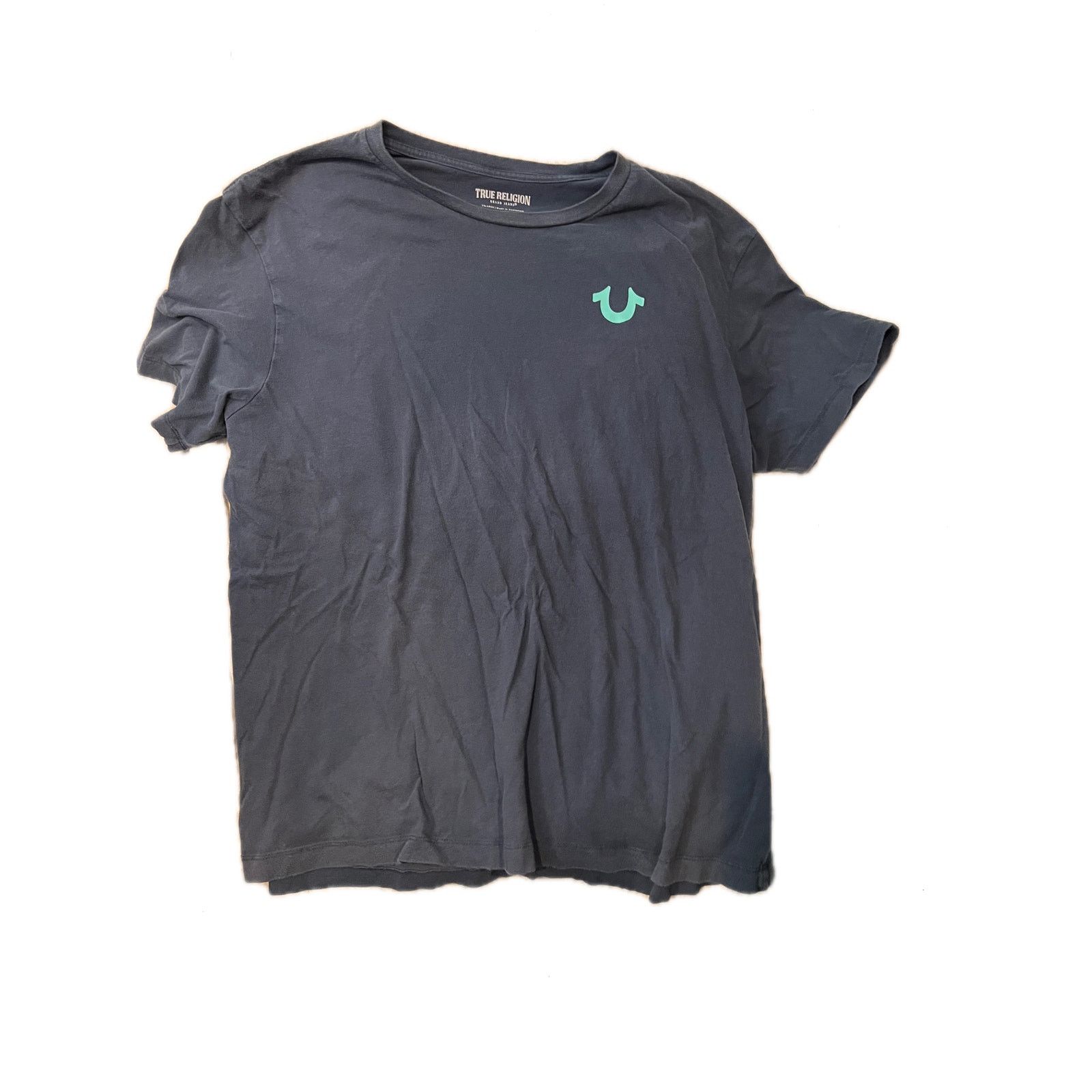 True Religion True Religion Blue Gray Tee Shirt Mens 2XL Size US M / EU 48-50 / 2 - 1 Thumbnail