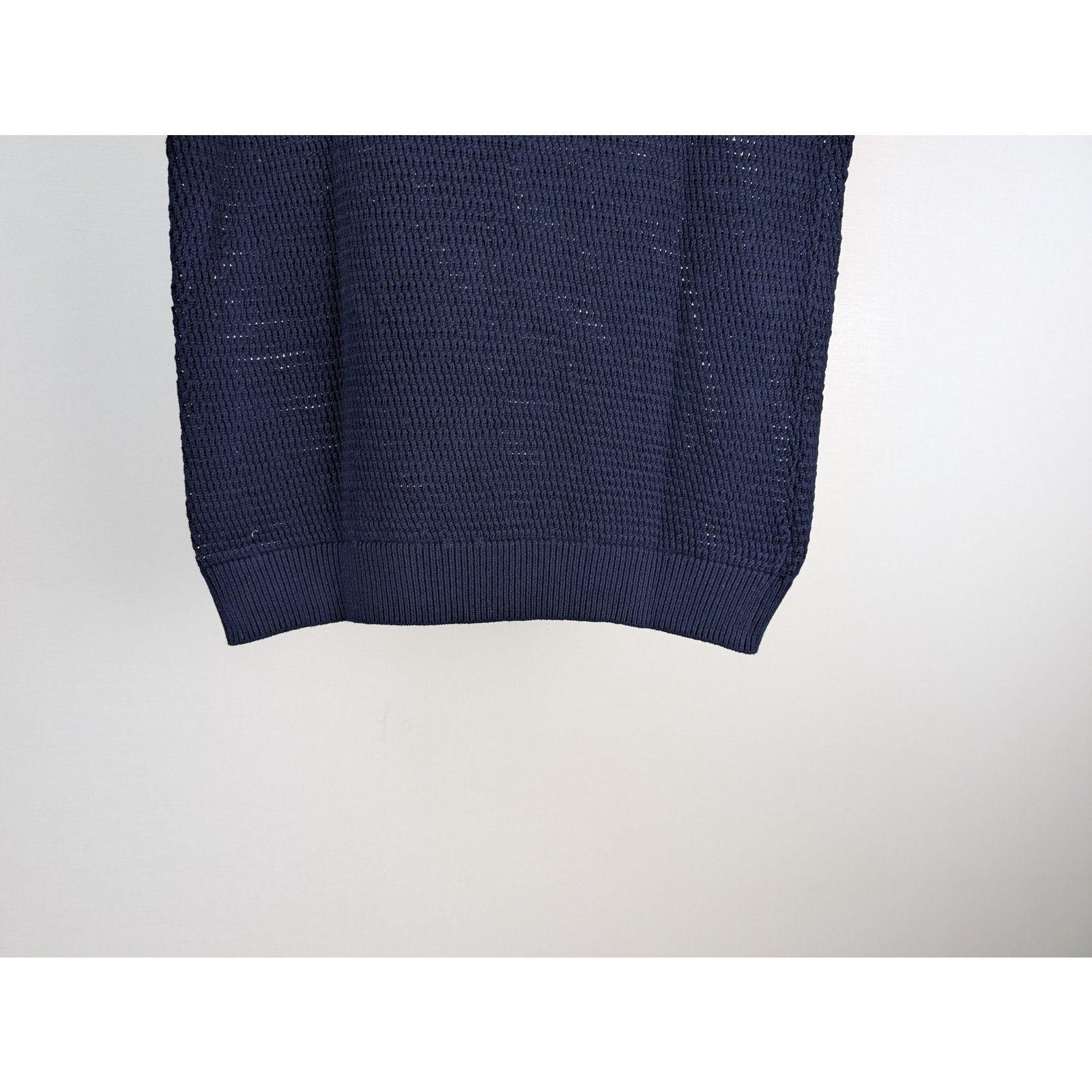 Frame o1rshd1 CC20 Short Sleeve Sweater Polo Shirt in Navy Size US S / EU 44-46 / 1 - 9 Thumbnail