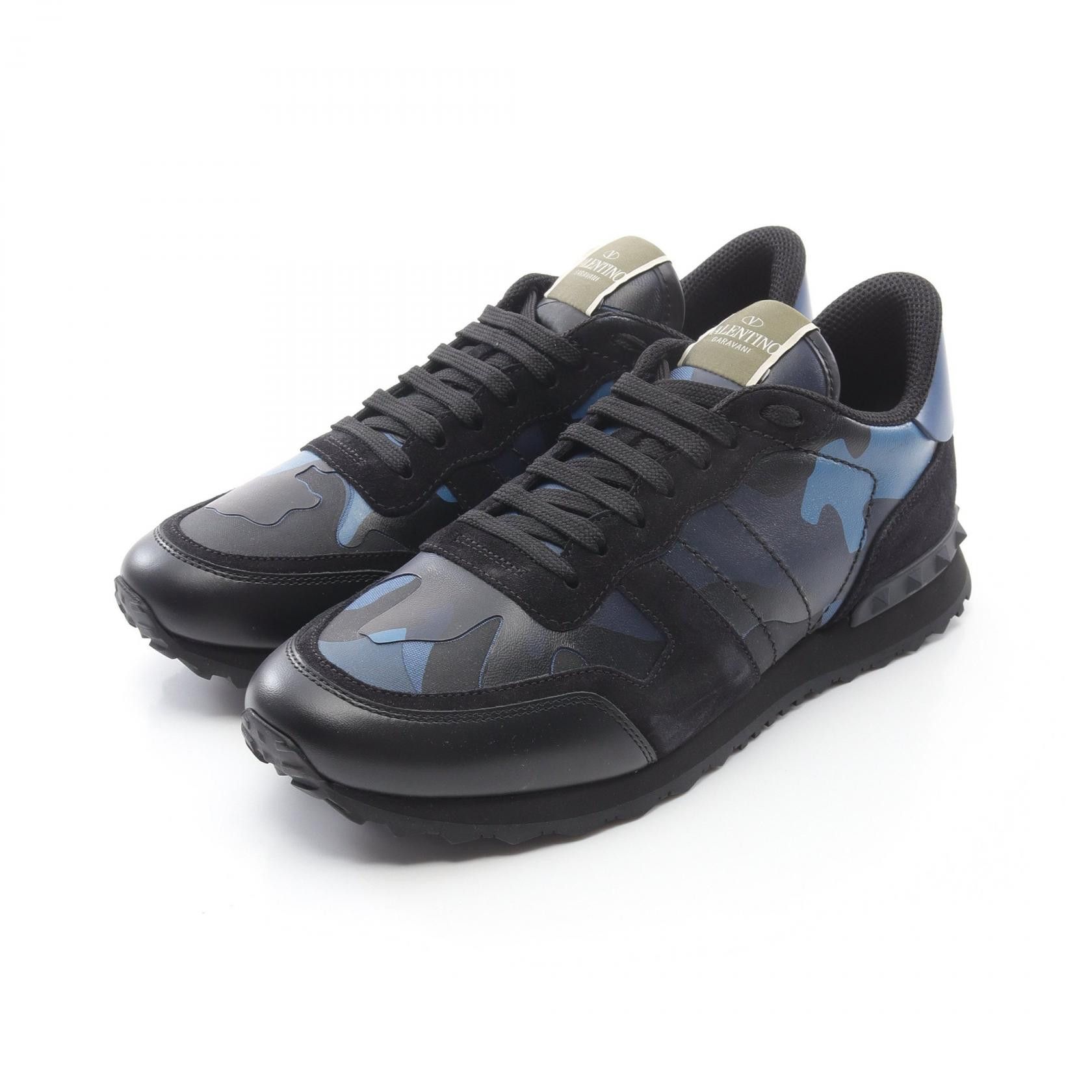 Valentino Valentino Wy2S0723Tccgs541 Leather Sneaker Leather Shoes Wy2S0723Tccgs541 in Black, Men's