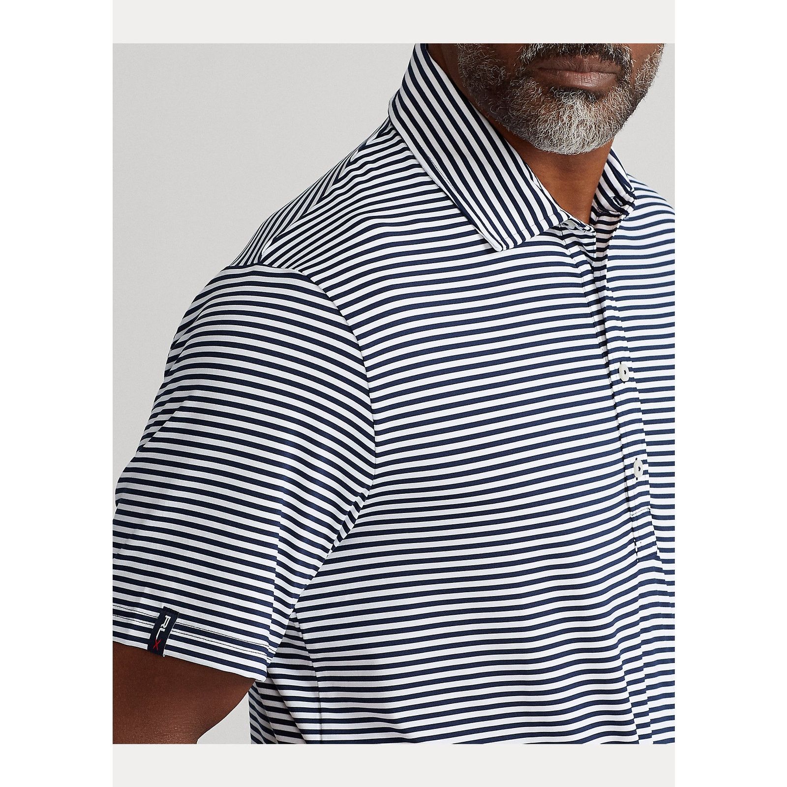 RLX Ralph Lauren RLX Ralph Lauren Golf Performance Polo Shirt XL Striped Size US XL / EU 56 / 4 - 2 Thumbnail