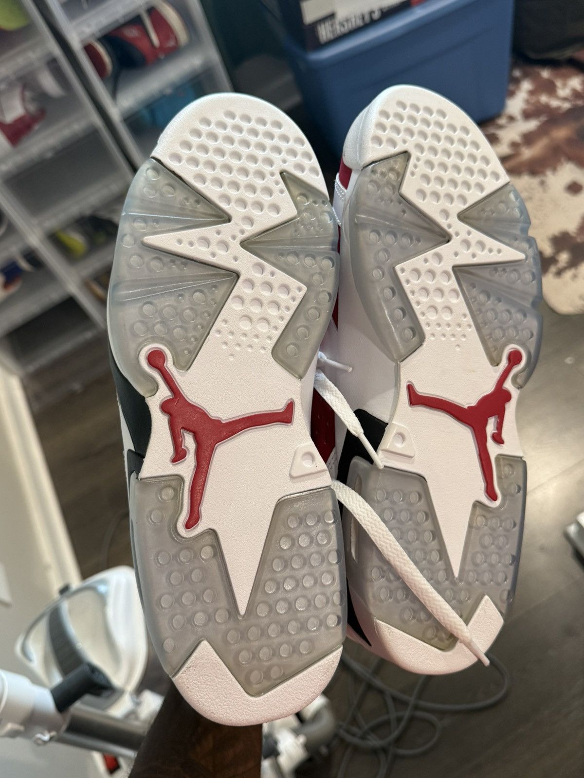 Jordan Brand Nike Air Jordan 6 Carmine size 10 Size US 10 / EU 43 - 4 Thumbnail