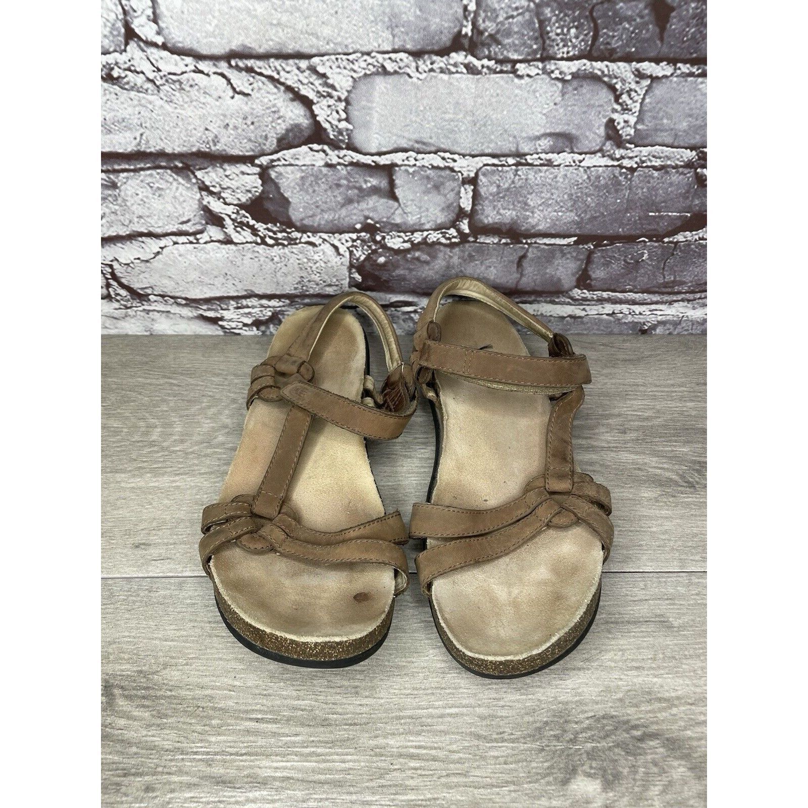 Teva Teva Ventura Cork Brown Ankle Strappy Casual Outdoor Sandals Size US 9 / IT 39 - 15 Thumbnail
