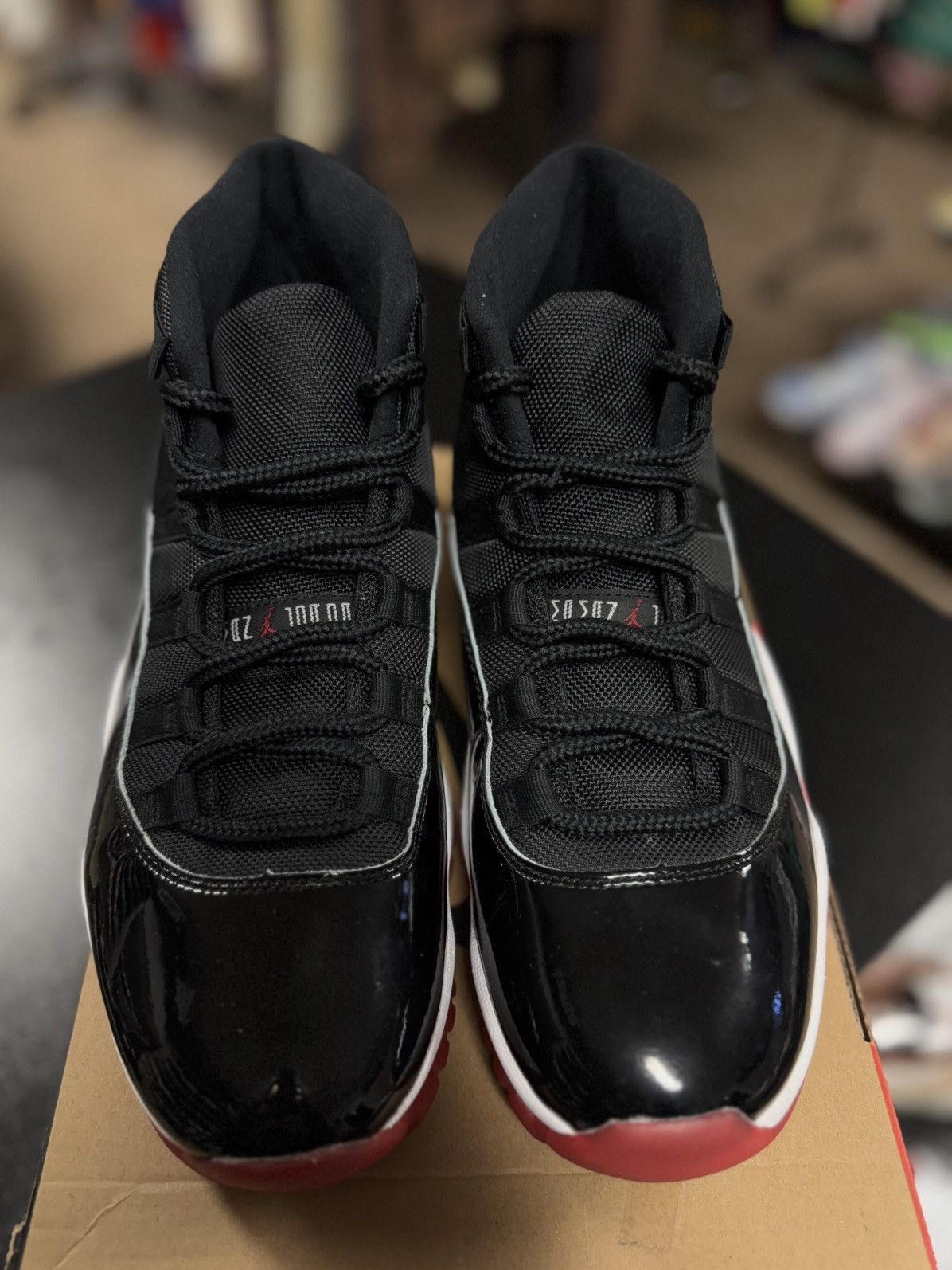 Jordan Brand × Nike Jordan 11 Bred High (378037-061) Size 9.5 W/ Box Size US 9.5 / EU 42-43 - 10 Thumbnail