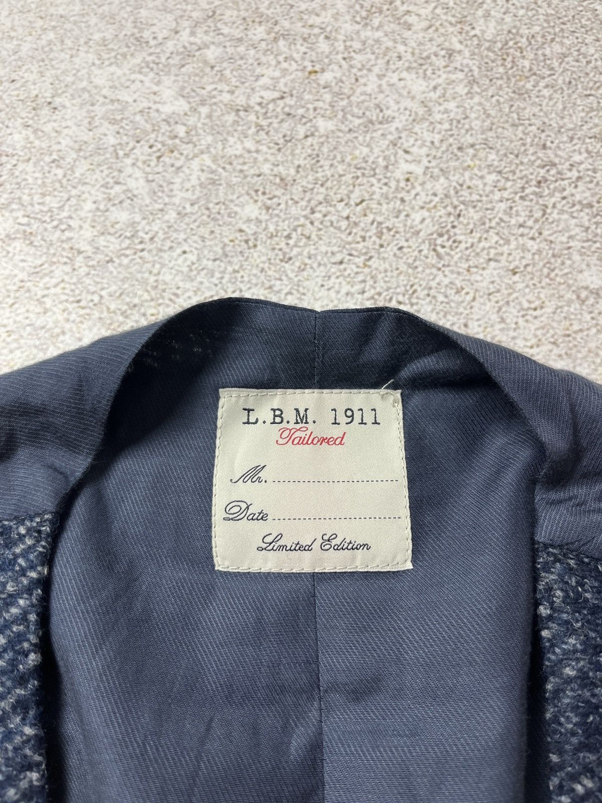 L.B.M. 1911 Mens LBM 1911 Vest Tailored Gilet Limited Edition Size 50R Size 50R - 7 Thumbnail