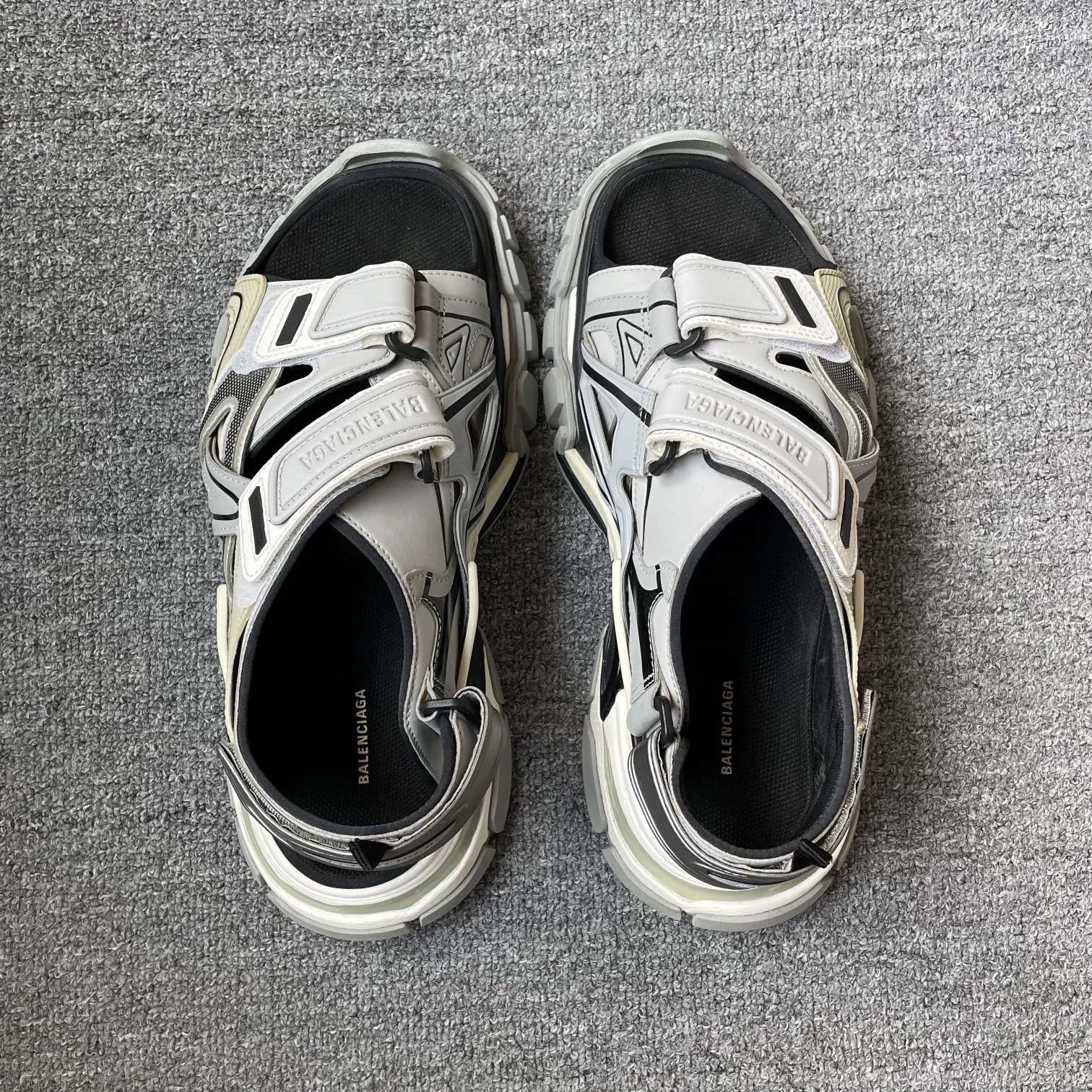 Balenciaga Balenciaga Track 1.0 Sandal Men's 42 Cool Gray 98 New Size US 9 / EU 42 - 3 Thumbnail