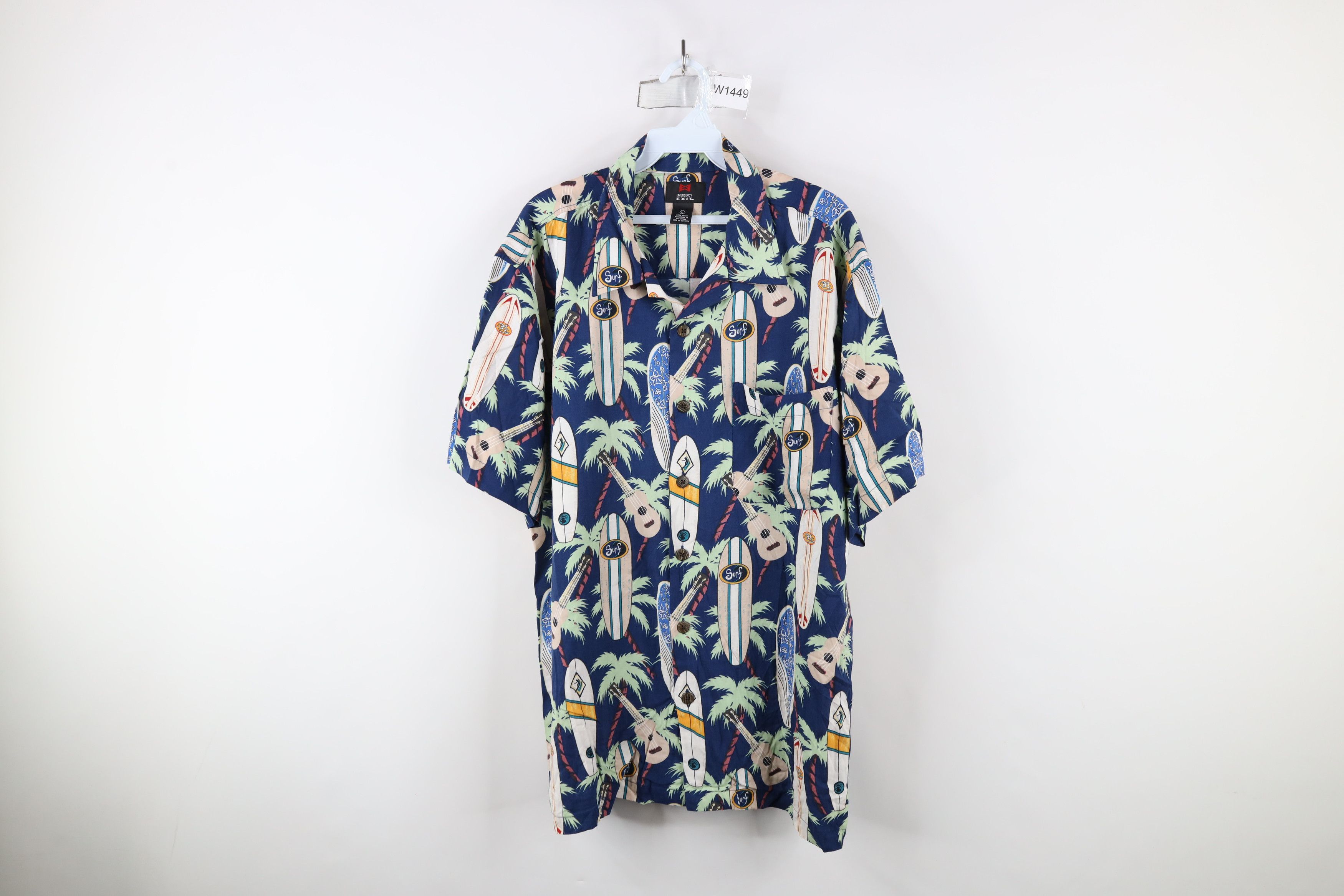 Vintage Vintage 90s Y2K Streetwear All Over Print Hawaiian Shirt Size US L / EU 52-54 / 3 - 1 Thumbnail