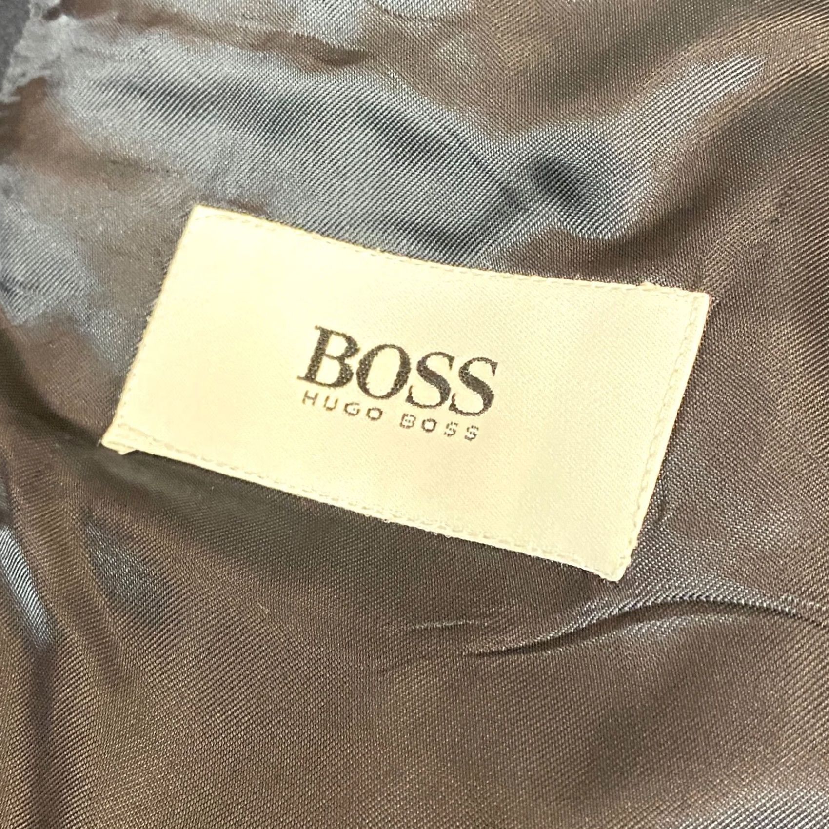Hugo Boss VINTAGE Hugo Boss Blazer Mens 38R Navy Stripe Wool 2 Button Single-Breasted Notch Lapel Baseball? Size 38R - 3 Thumbnail