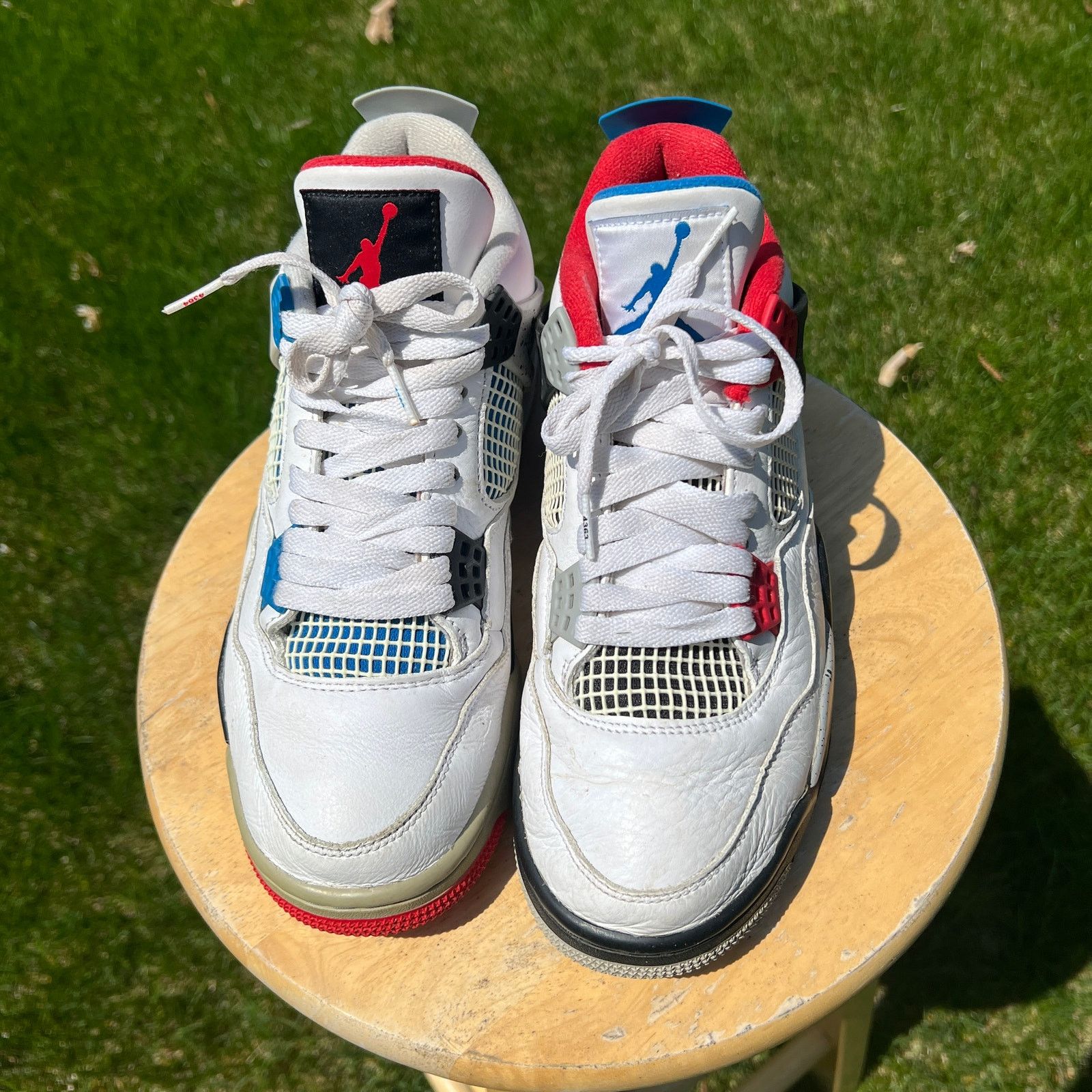 Jordan Brand × Nike Nike Air Jordan 4 Retro SE What The 4 Men's Shoes - Size 8.5 Size US 8.5 / EU 41-42 - 4 Thumbnail