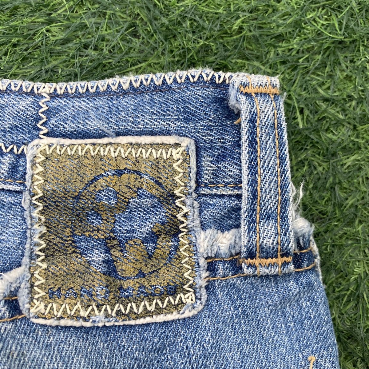 If Six Was Nine × Japanese Brand BLUE WAY DISTRESSED JEANS Size US 32 / EU 48 - 11 Thumbnail