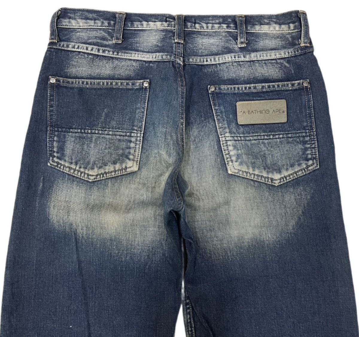 Bape A BATHING APE Made in Japan Selvedge Denim Size US 33 - 4 Thumbnail