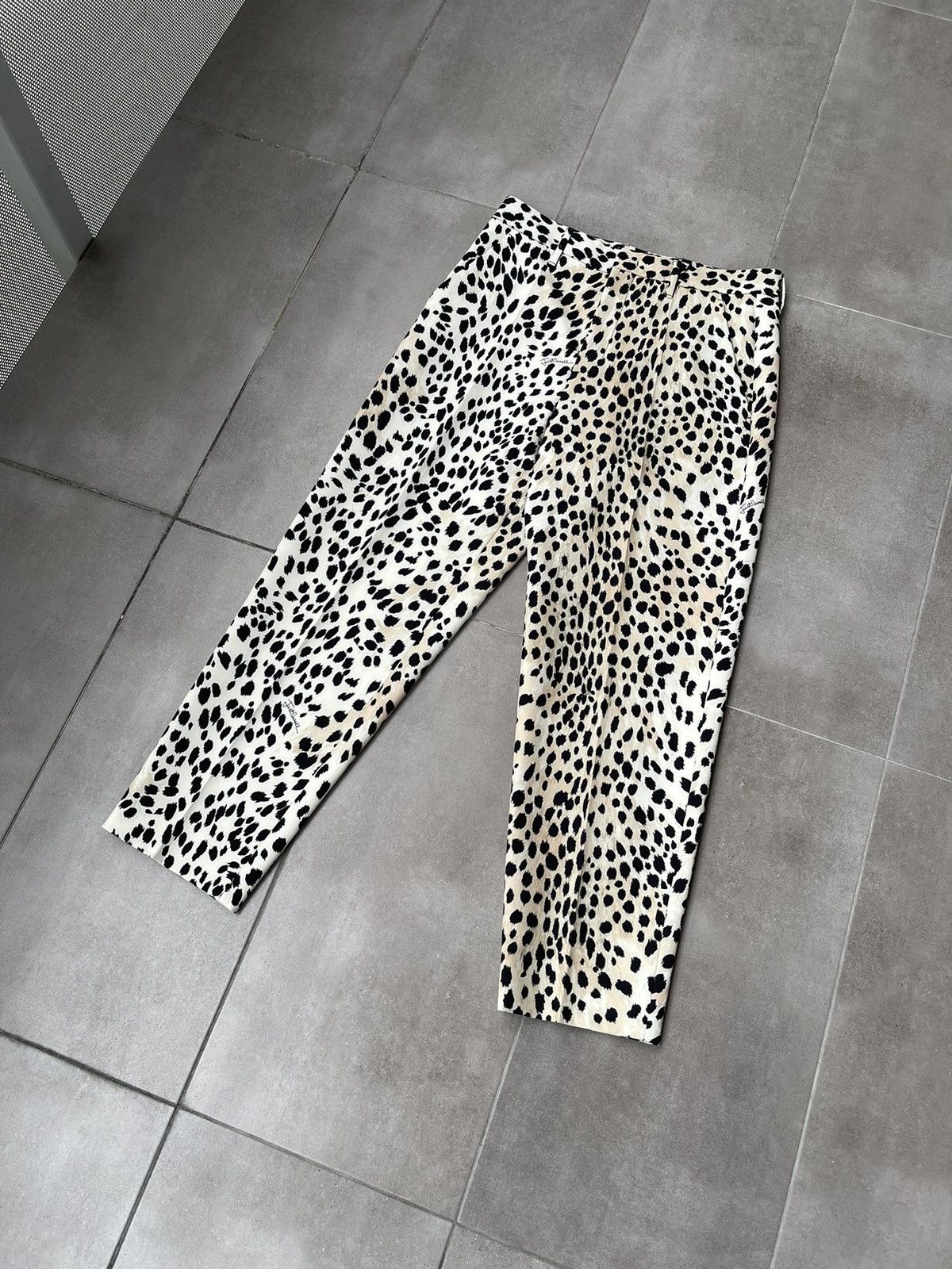 Just Cavalli !DS! FW22 Just Cavalli Leopard Print Natural Casual Pants Size US 32 / EU 48 - 10 Thumbnail
