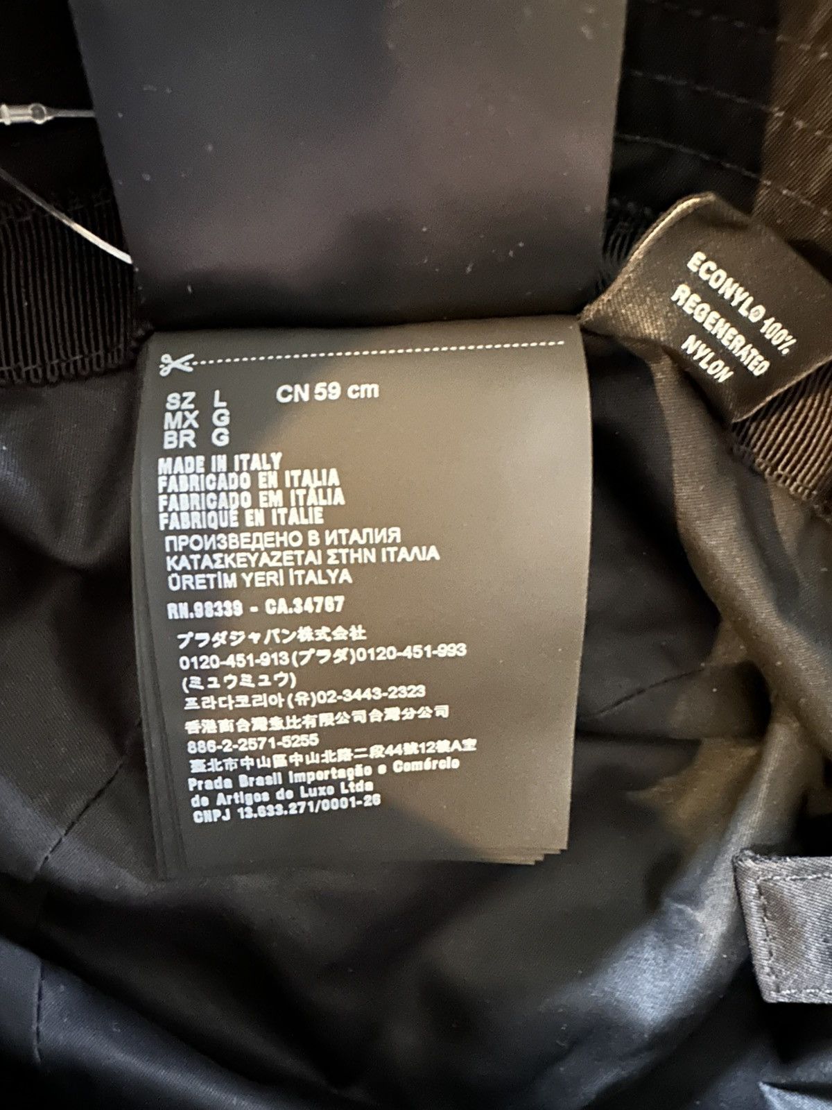 Prada Prada Bucket Hat w pocket Size ONE SIZE - 6 Thumbnail