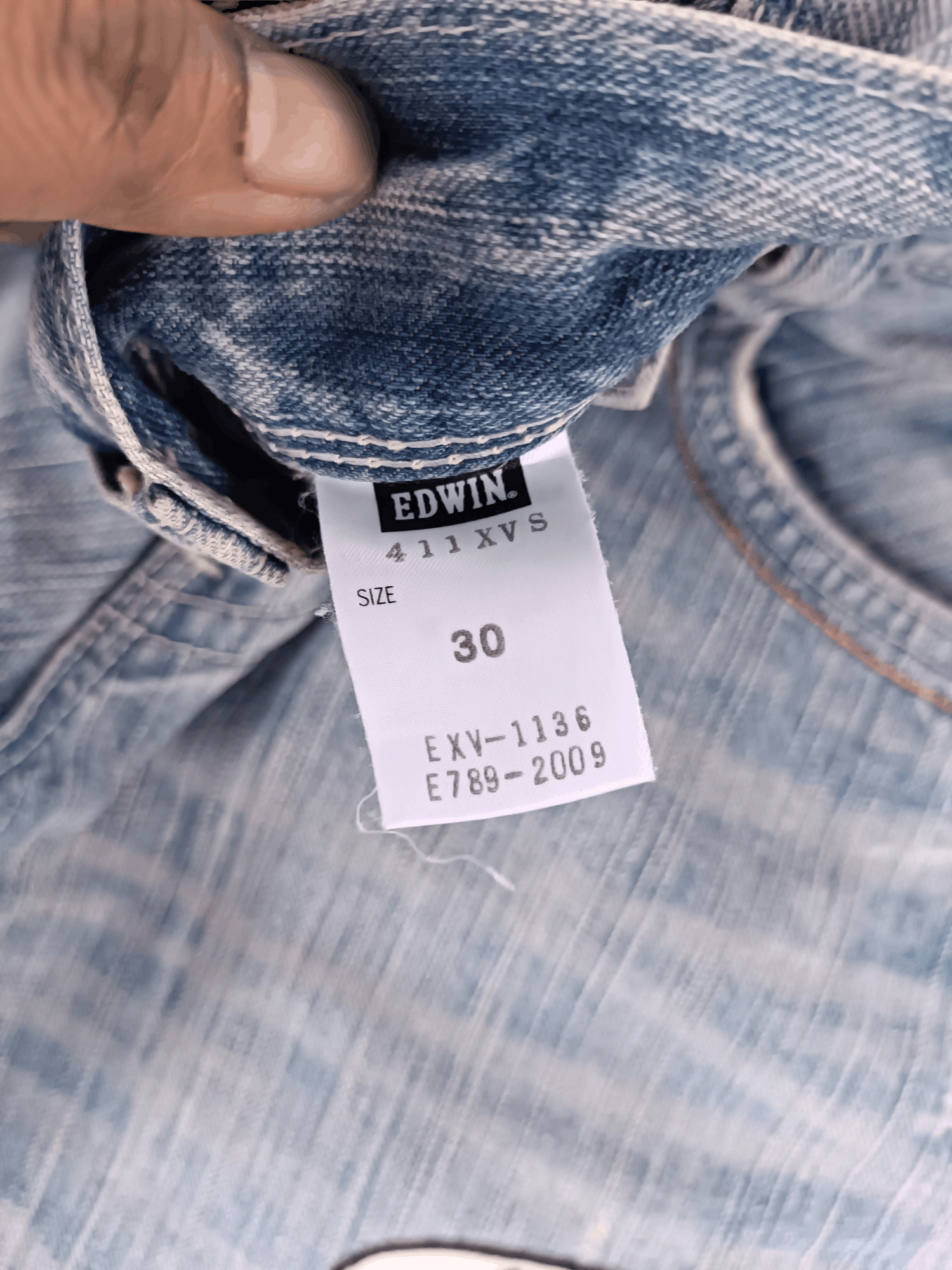 Edwin FLARE EDWIN XVS WHISKERS FADED & RUSTY BUCKLE BACK DENIM Size US 31 - 8 Thumbnail