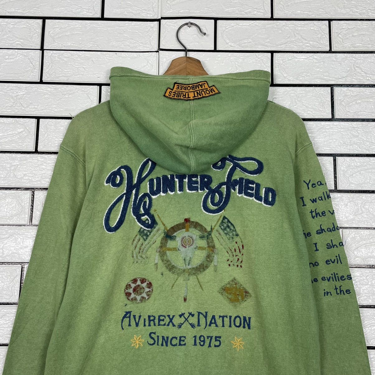 Avirex Avirex Zipper Green Hoodie Size US M / EU 48-50 / 2 - 8 Thumbnail