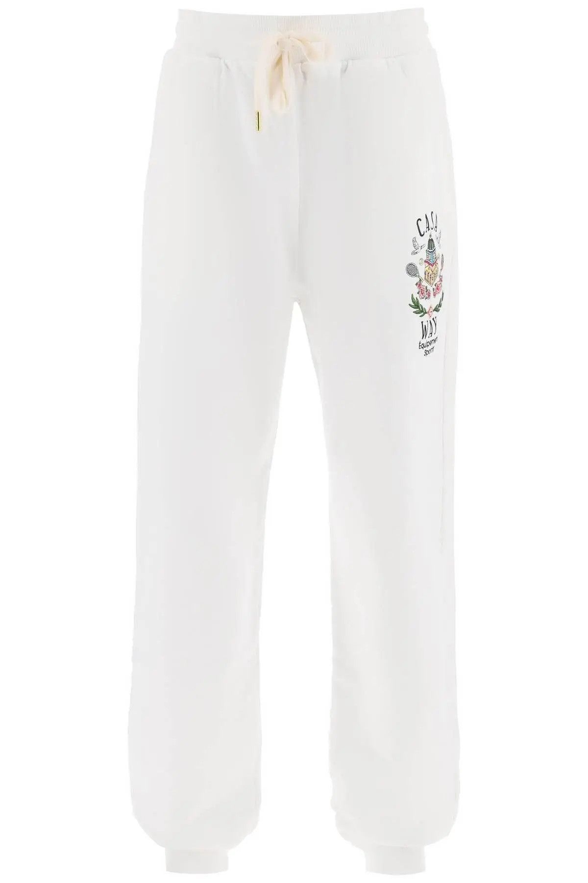 image of Casablanca O1S22I1N0224 Casa Way Sweatpants & Joggers In White, Men's (Size 34)