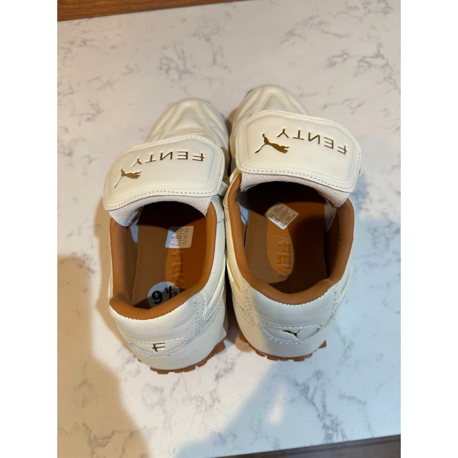 Fenty PUMA x Fenty Avanti Sneakers Cream White Leather size 9.5 Size US 9.5 / IT 39.5 - 6 Thumbnail